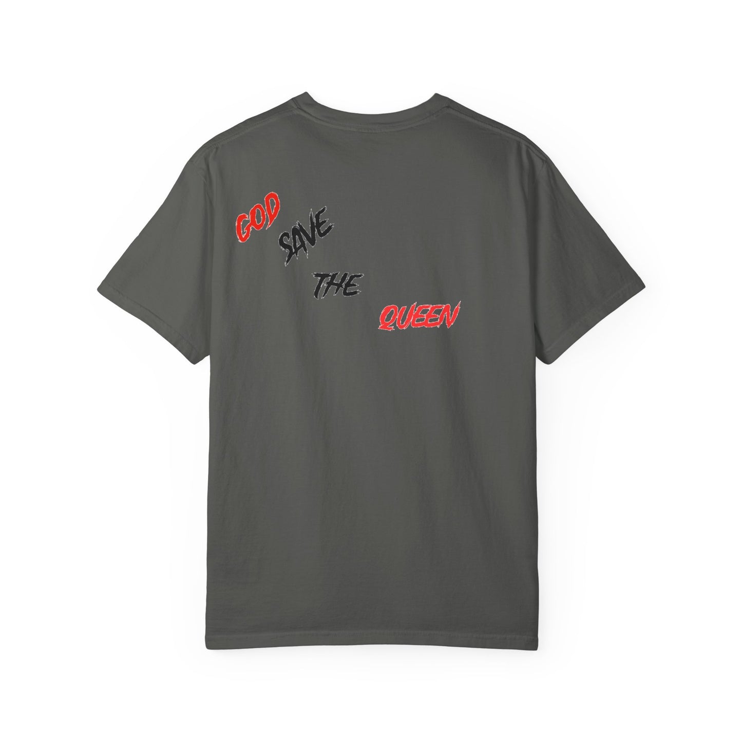 Street Art Graphic T-Shirt - 'God Save the Queen' & 'Carte Blanche' Design