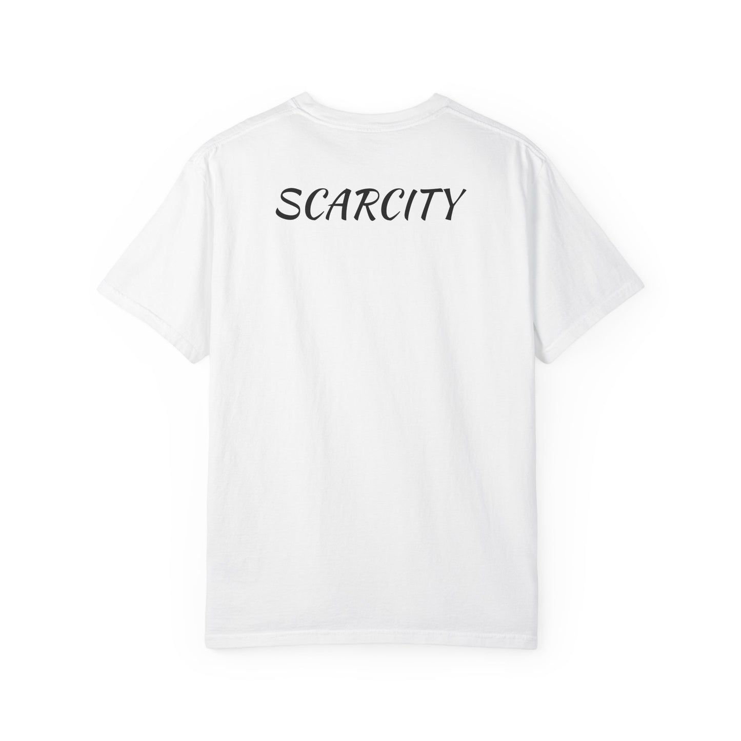 Lost Tribe Unisex Garment-Dyed T-Shirt | Scarcity Graphic Tee for Festival & Everyday Wear