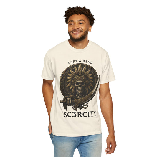 Unisex Garment-Dyed T-Shirt with Skull Design - Perfect for Casual Days and Gifting