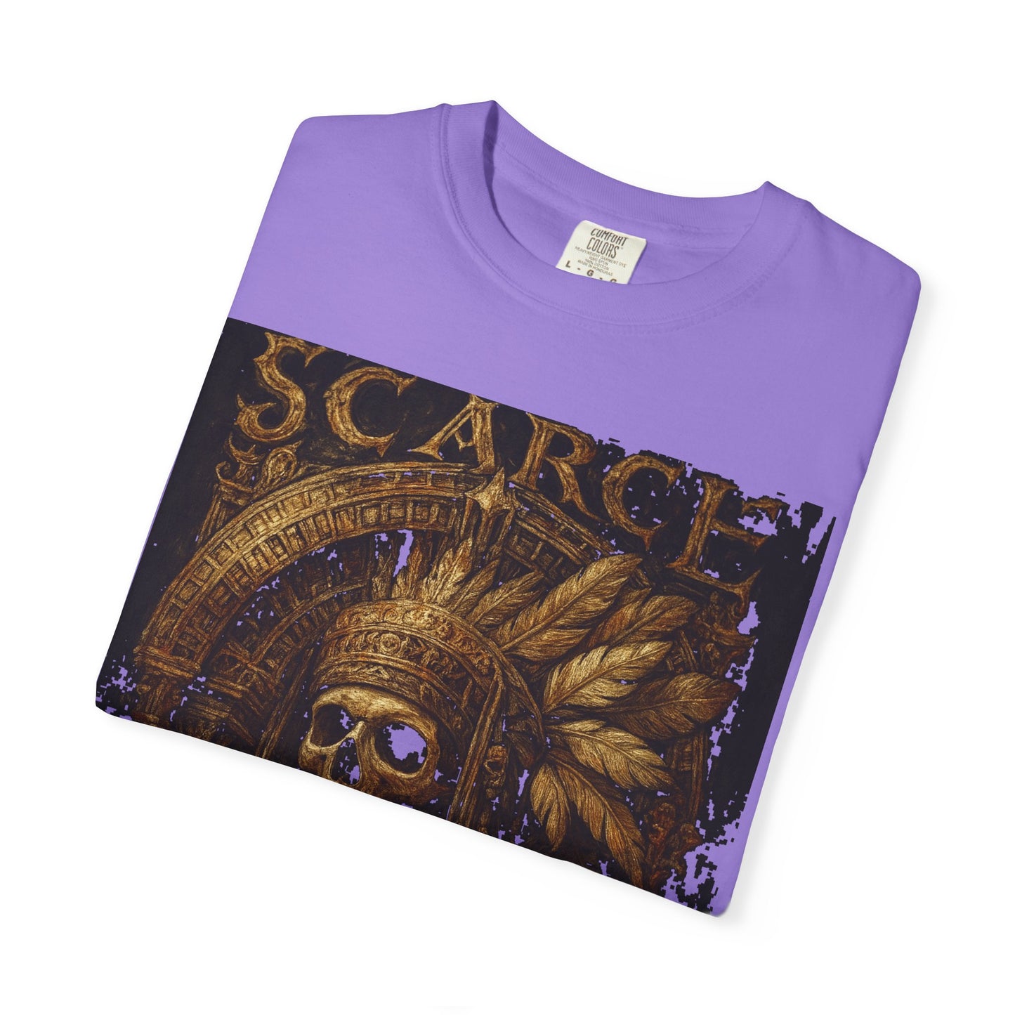 Unisex Garment-Dyed T-Shirt - SCARCE The Lost Skull Design
