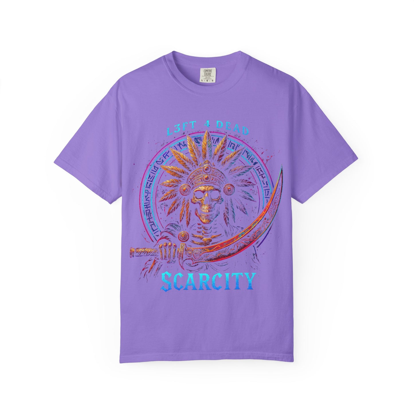 Copy of L3FT 4 DEAD Scarcity Unisex Garment-Dyed T-shirt - Bold Streetwear for Creative Souls