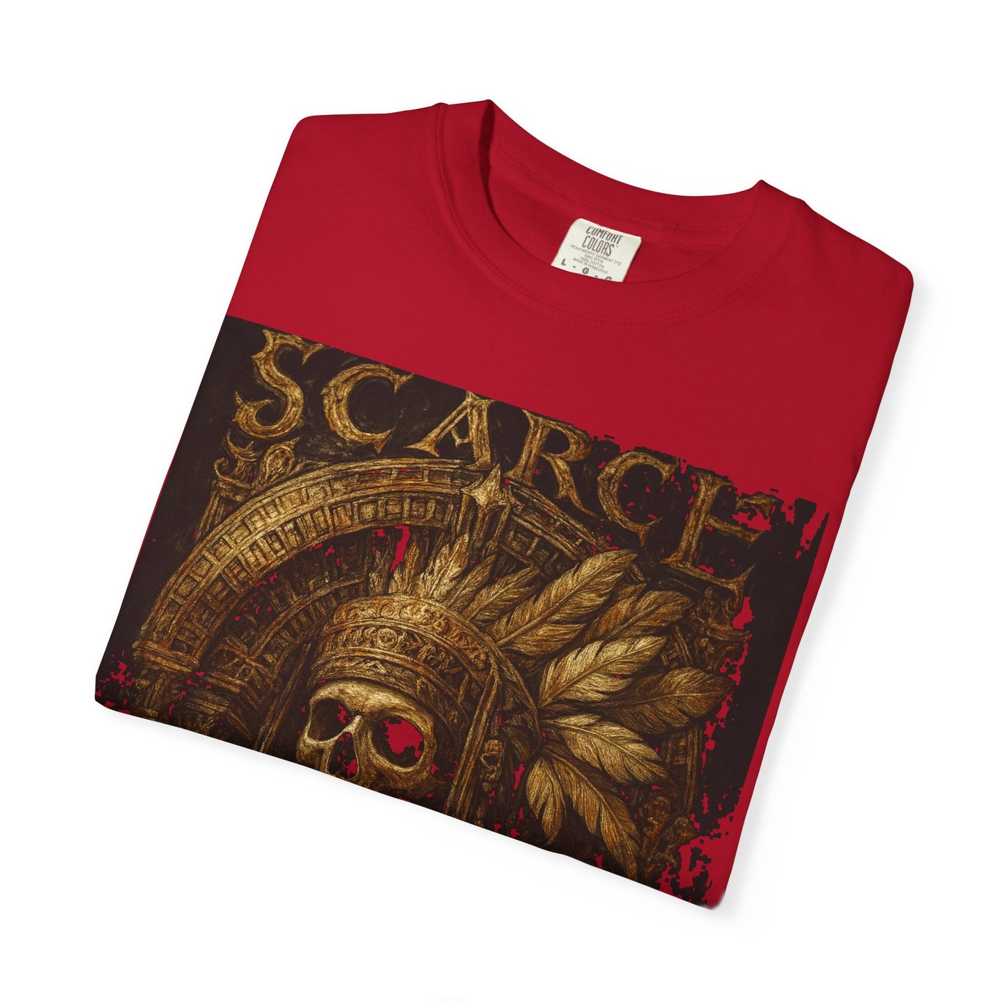 Unisex Garment-Dyed T-Shirt - SCARCE The Lost Skull Design