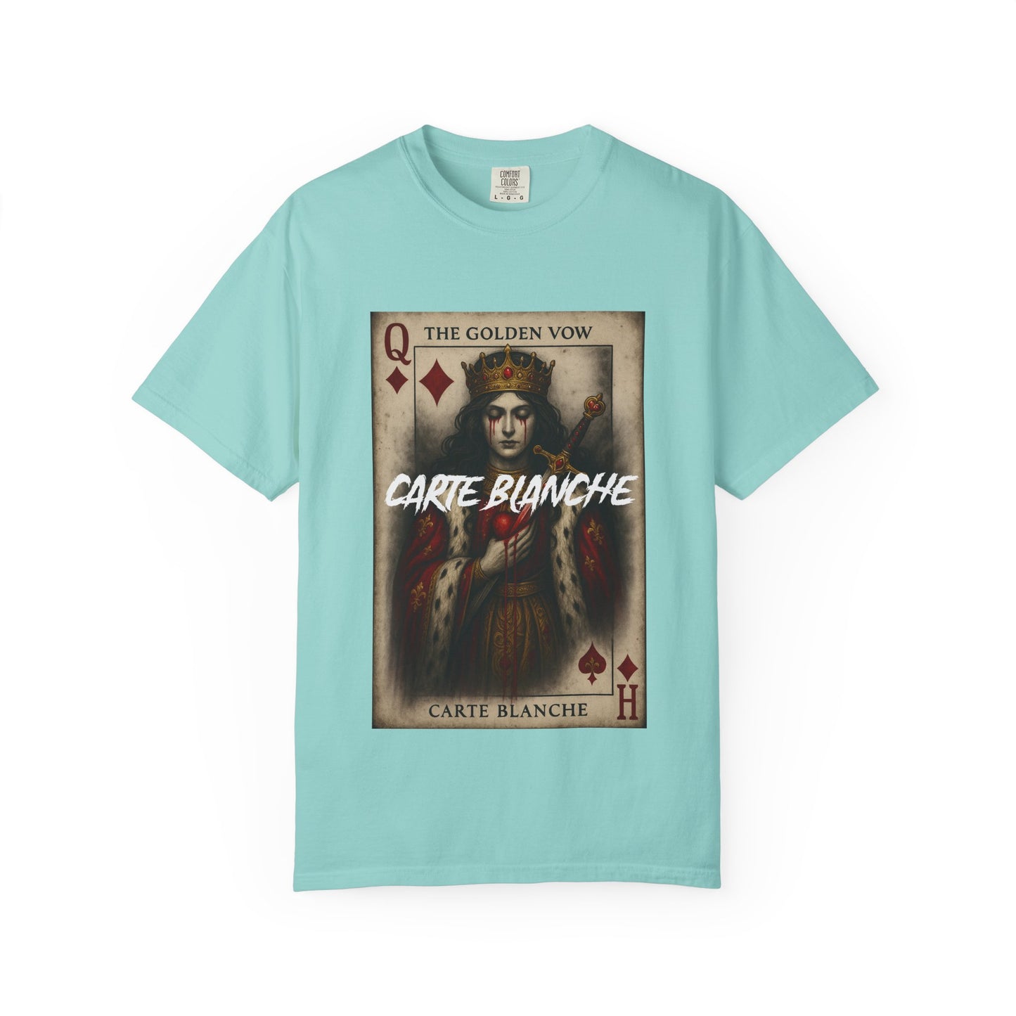 Artistic Unisex T-Shirt - Carte Blanche Playing Card Design