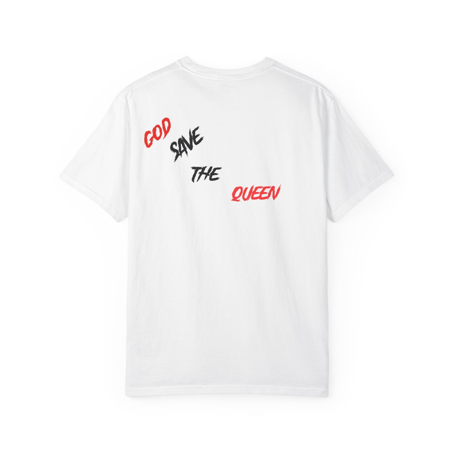 Street Art Graphic T-Shirt - 'God Save the Queen' & 'Carte Blanche' Design