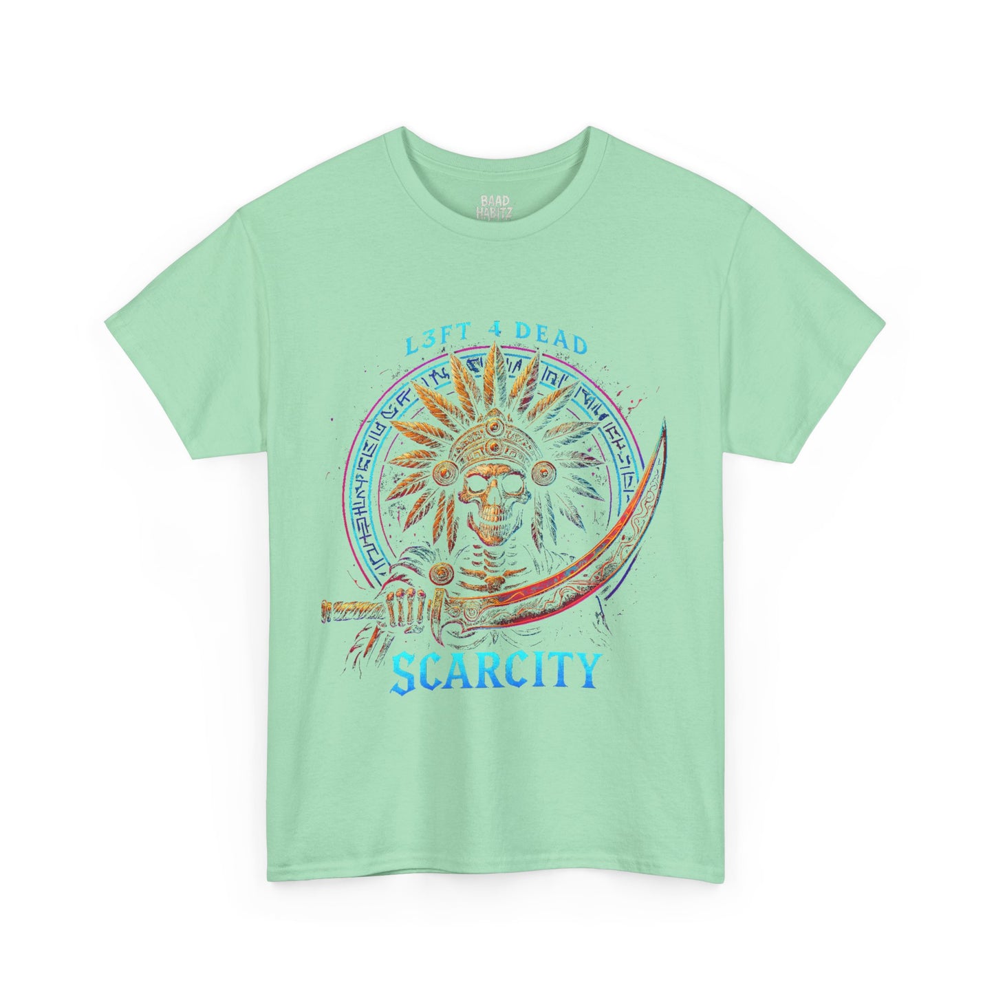 Vintage Graphic Unisex Heavy Cotton Tee - 'Scarcity' Design
