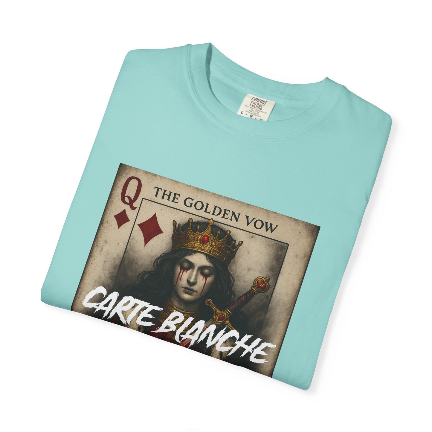 Artistic Unisex T-Shirt - Carte Blanche Playing Card Design