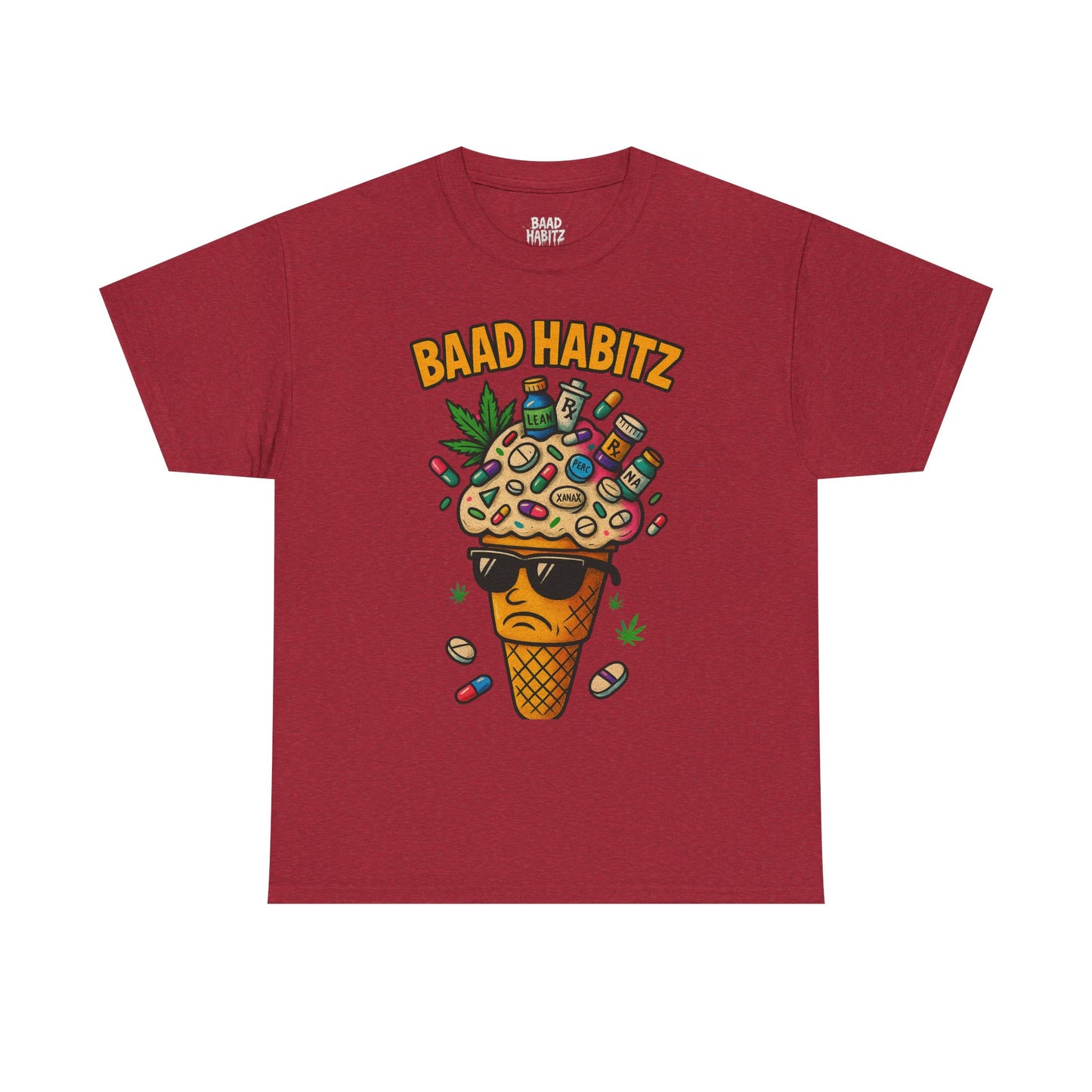 Funny Graphic Tee, Trendy T-Shirt for Casual Wear, Summer Wardrobe Essential, Perfect Gift for Friends, BAAD HABITZ Design