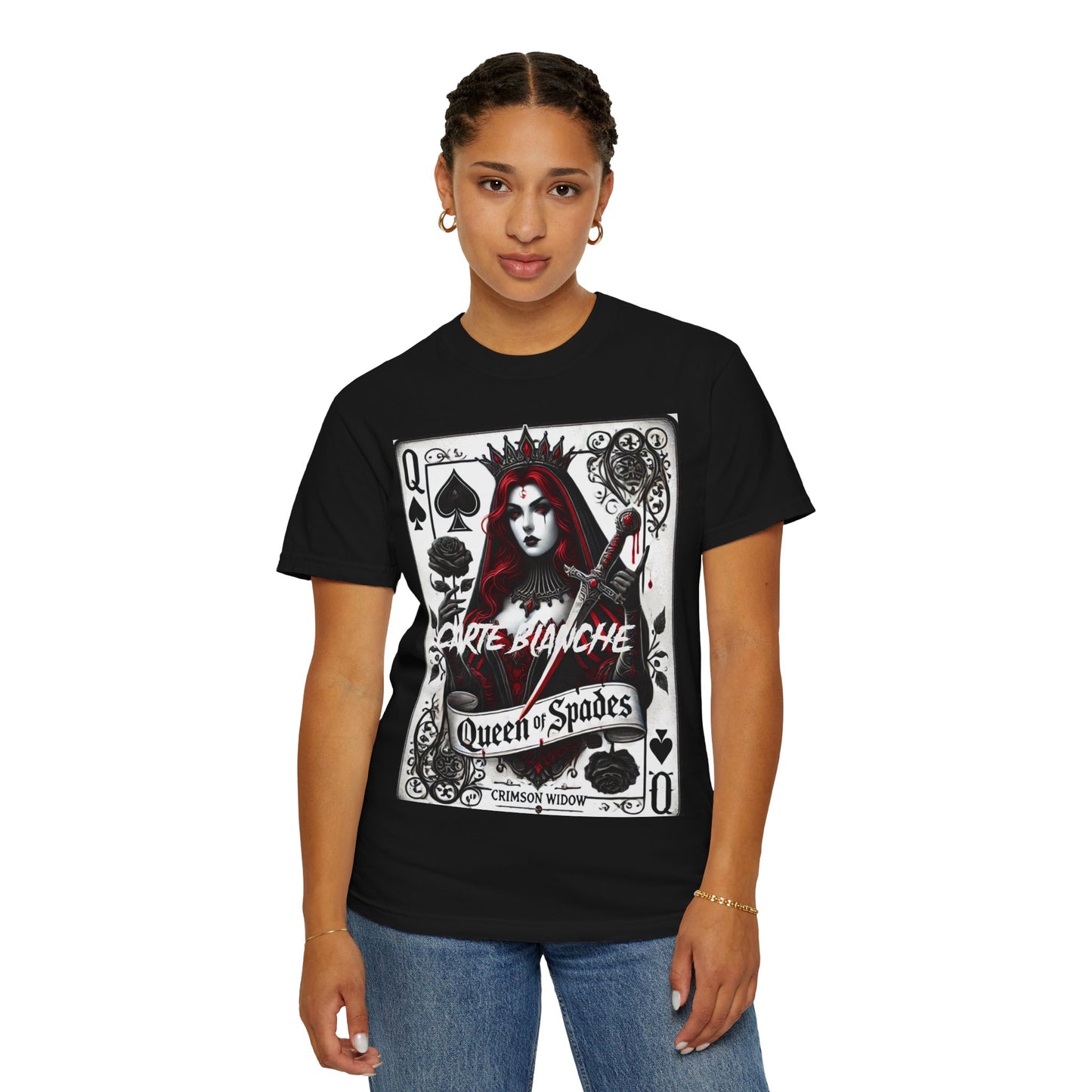 Queen of Spades Unisex T-Shirt - God Save the Queen Graphic Tee