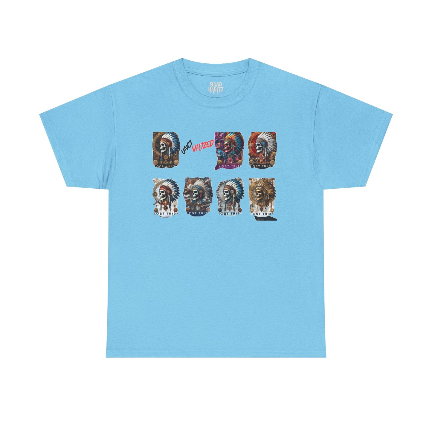 Unisex Heavy Cotton Tee with Lion Art - Free Spirit Tee, Graphic T-Shirt, Casual Wear, Animal Lover Gift, Unique Design Tee