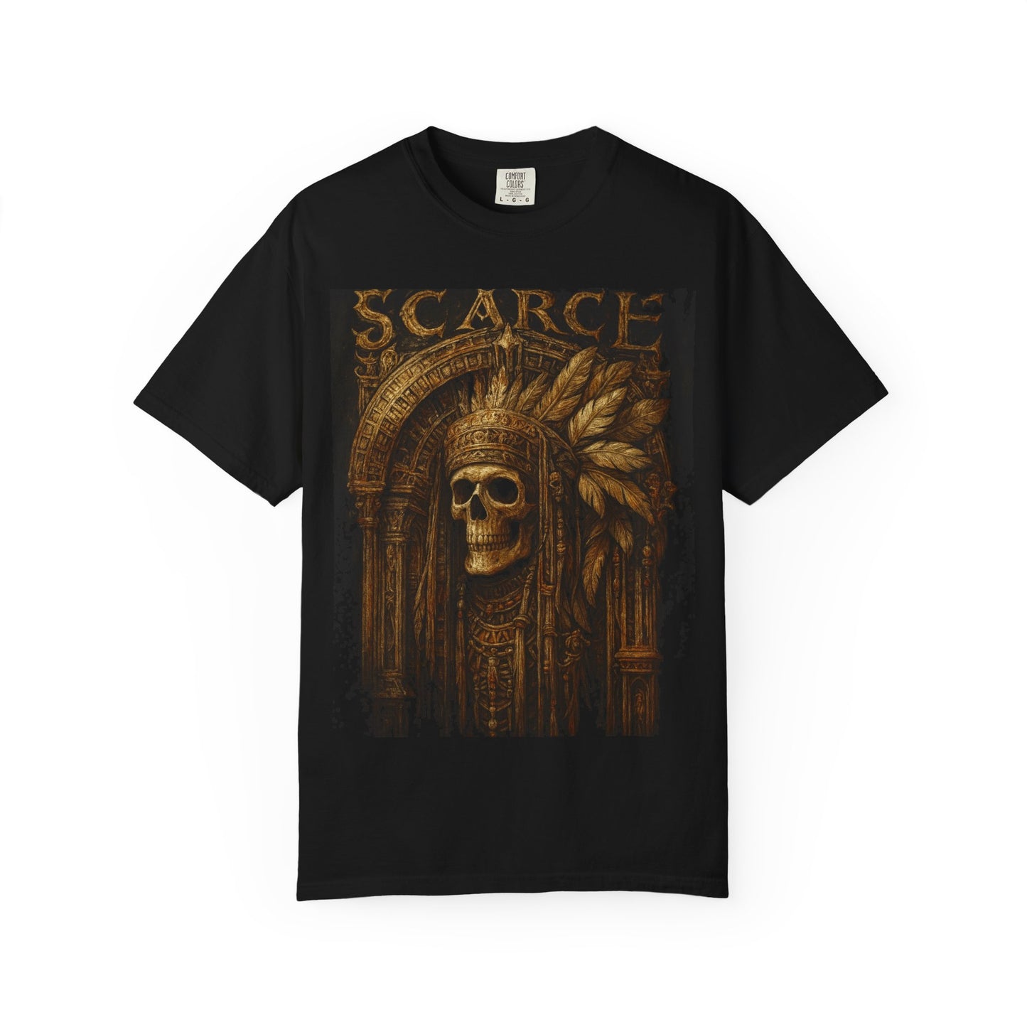 Unisex Garment-Dyed T-Shirt - SCARCE The Lost Skull Design