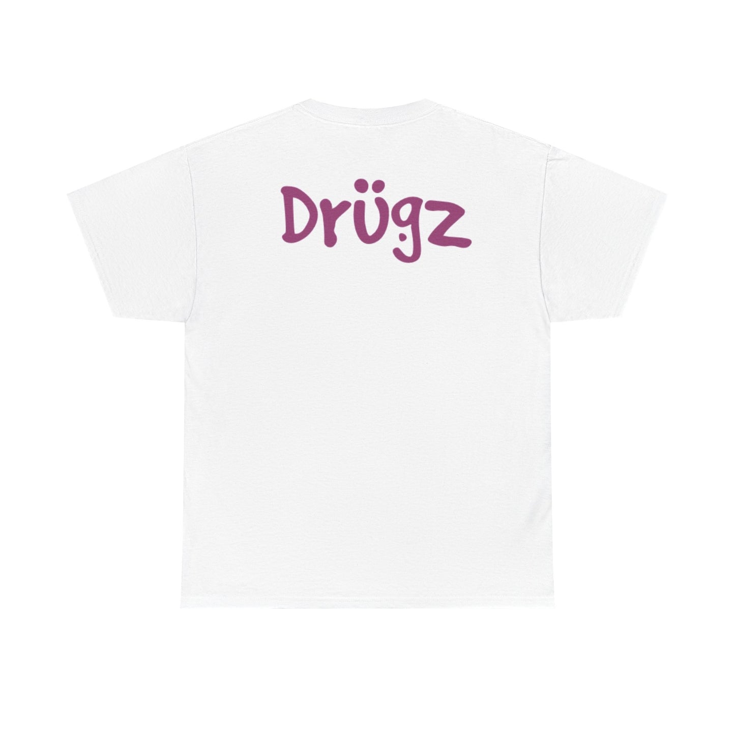 Funny Graphic Tee, Unisex Humor Shirt, Party Wear, Baad Habitz Apparel, Drugz T-Shirt, Gift for Friends