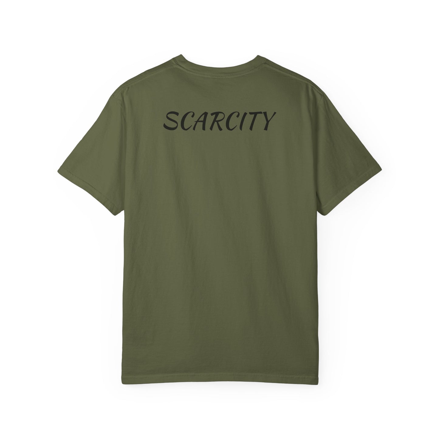Lost Tribe Unisex Garment-Dyed T-Shirt | Scarcity Graphic Tee for Festival & Everyday Wear