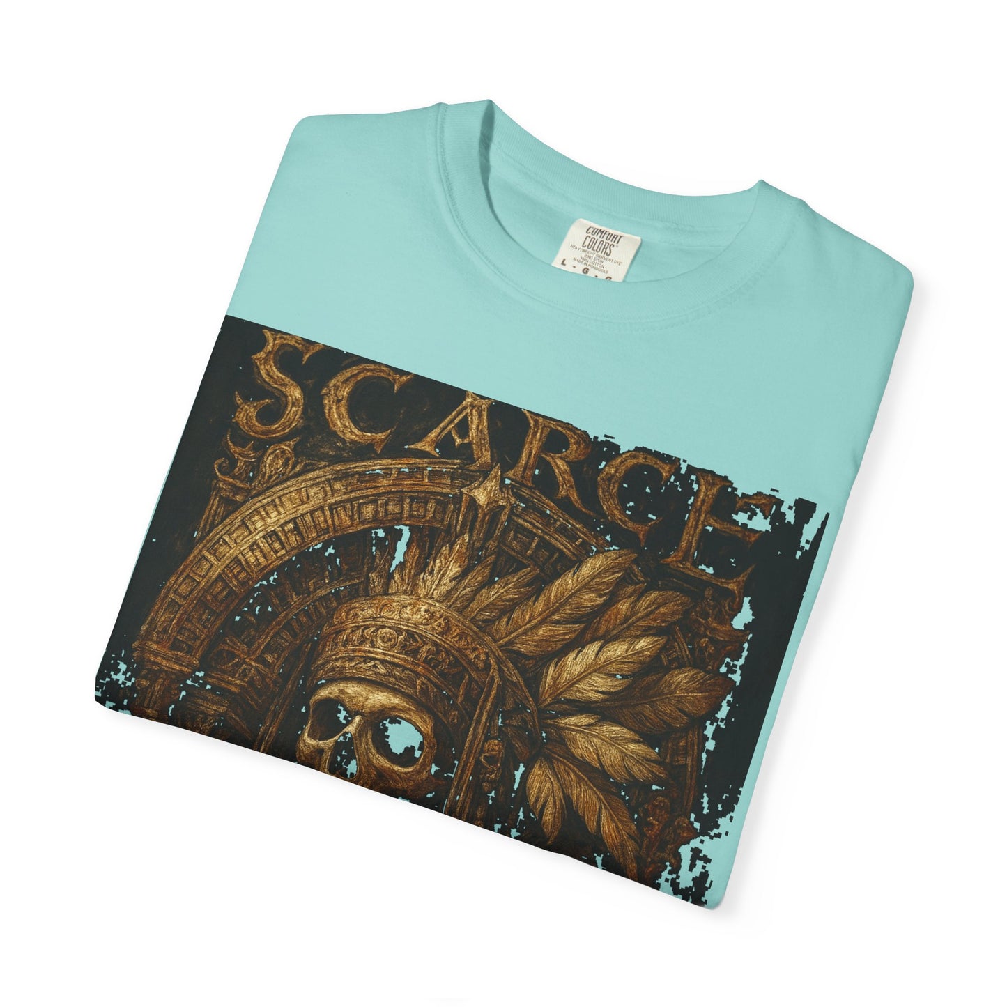 Unisex Garment-Dyed T-Shirt - SCARCE The Lost Skull Design