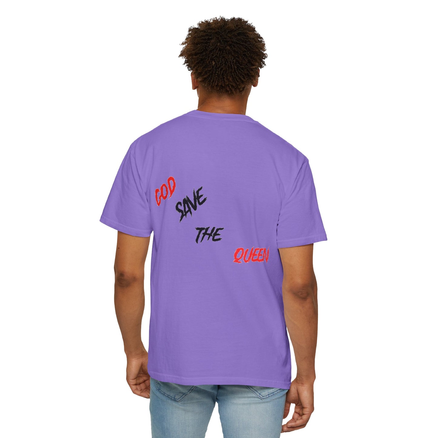 Unisex Garment-Dyed T-shirt - 'Broken Pieces' & 'God Save the Queen' Graphic Tee