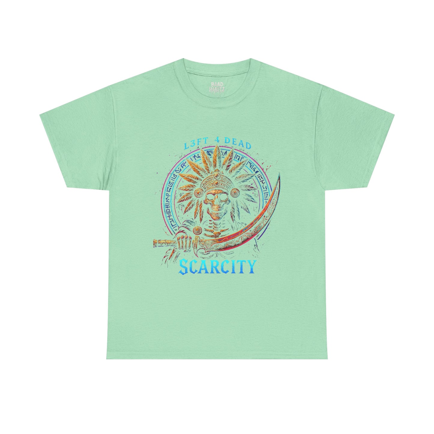 Vintage Graphic Unisex Heavy Cotton Tee - 'Scarcity' Design