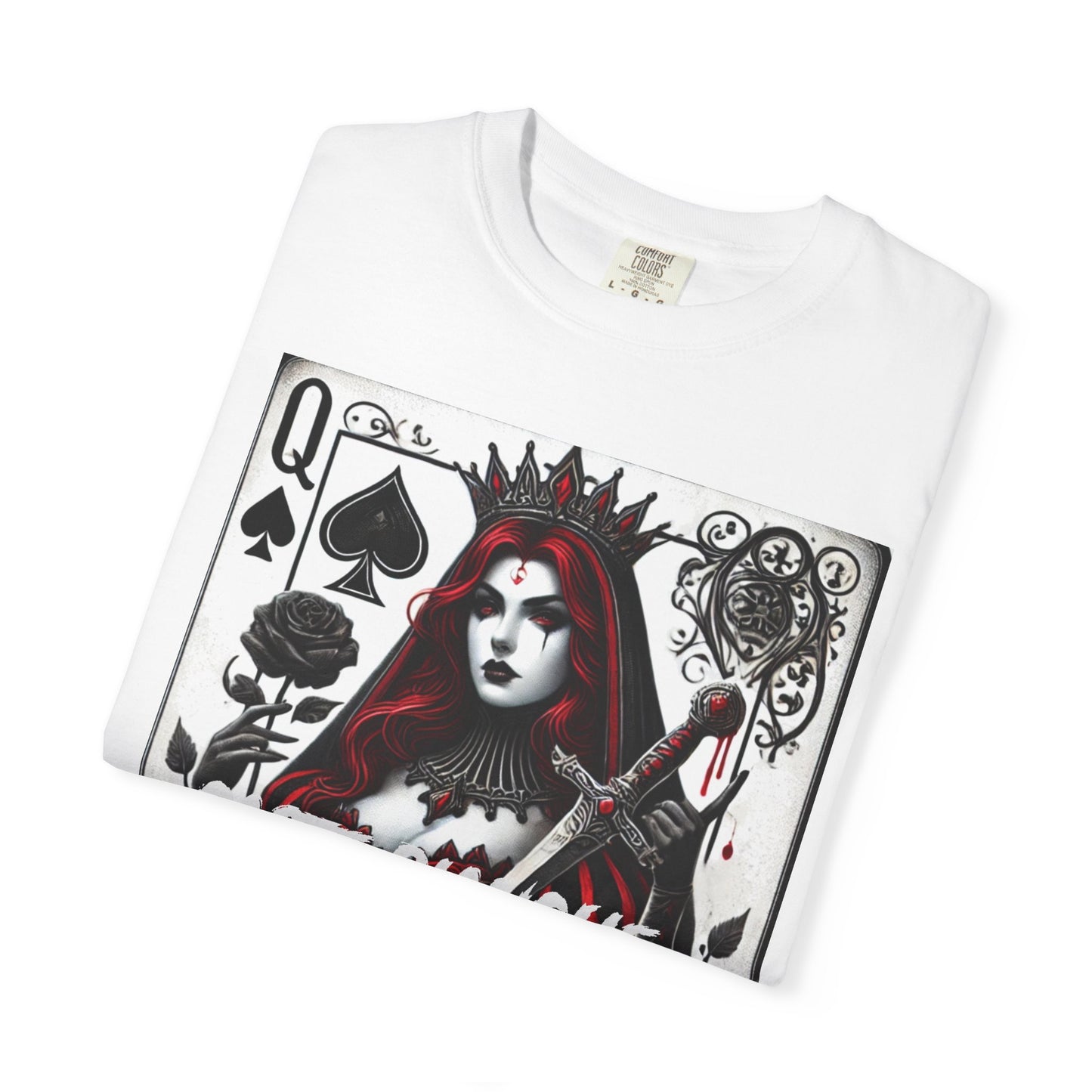 Queen of Spades Unisex T-Shirt - God Save the Queen Graphic Tee