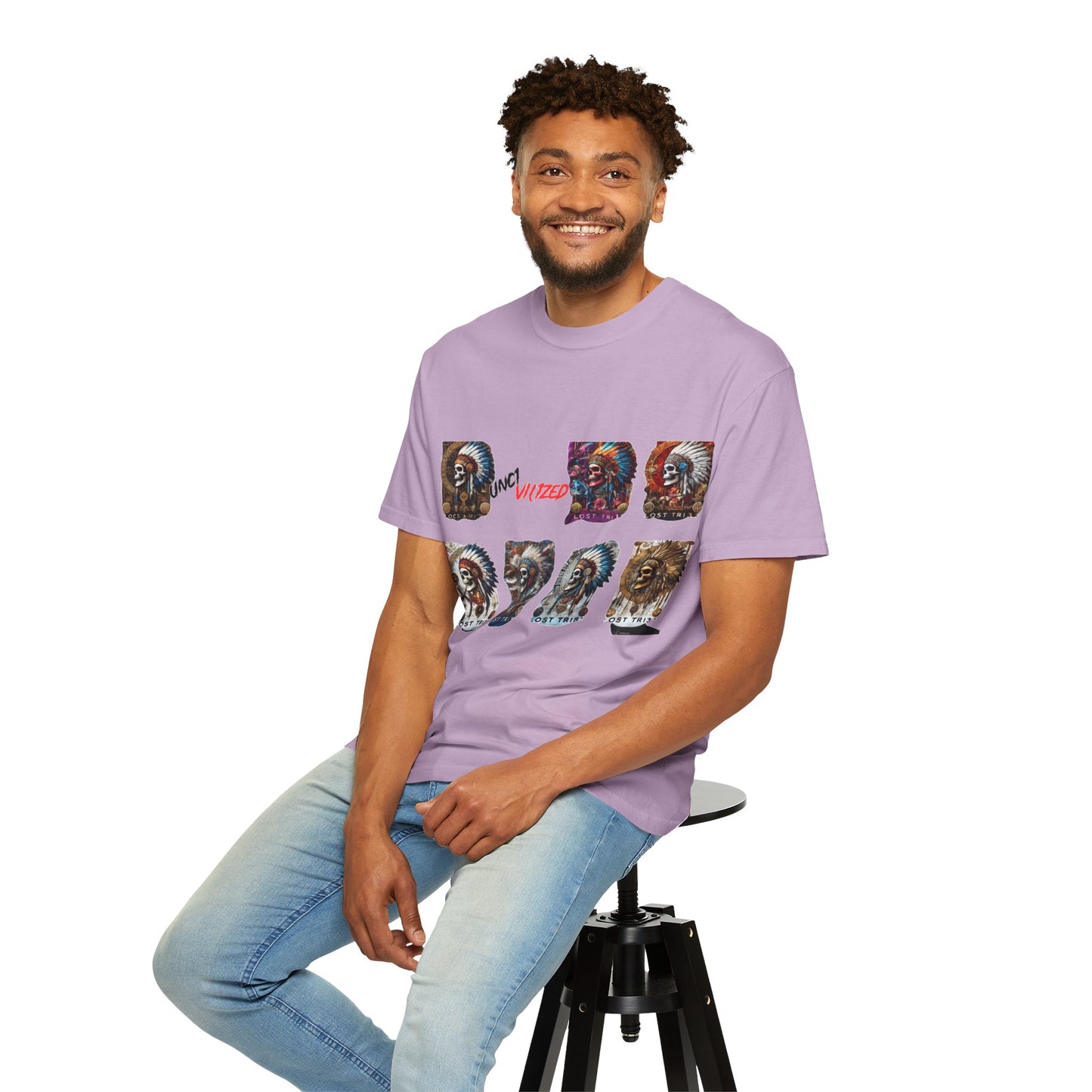 Natural Citizen Graphic T-Shirt - Unisex Garment-Dyed Tee with Unique Lion Designs