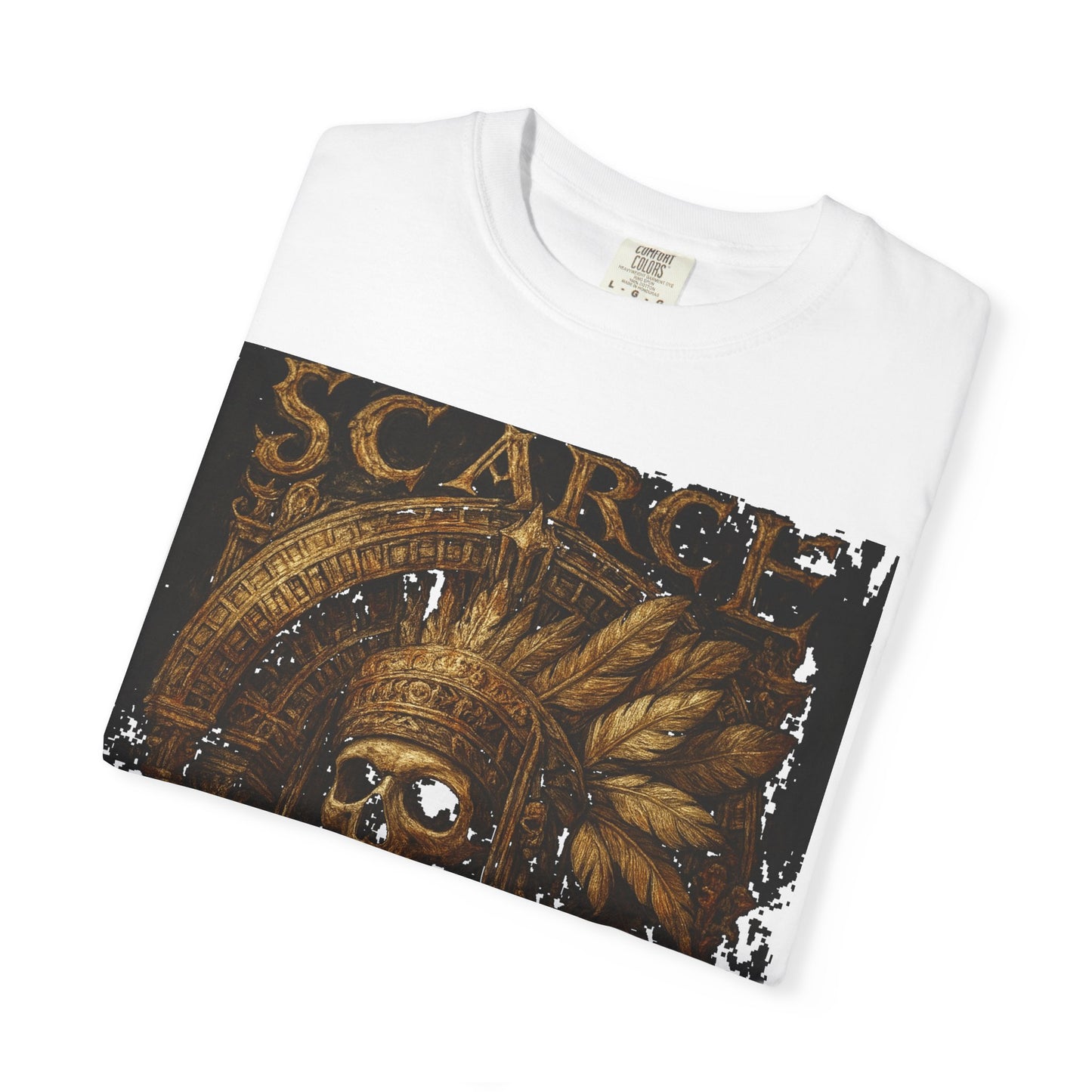 Unisex Garment-Dyed T-Shirt - SCARCE The Lost Skull Design