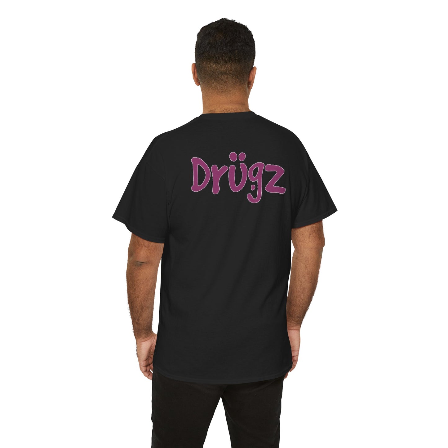 Funny Graphic Tee, Unisex Humor Shirt, Party Wear, Baad Habitz Apparel, Drugz T-Shirt, Gift for Friends