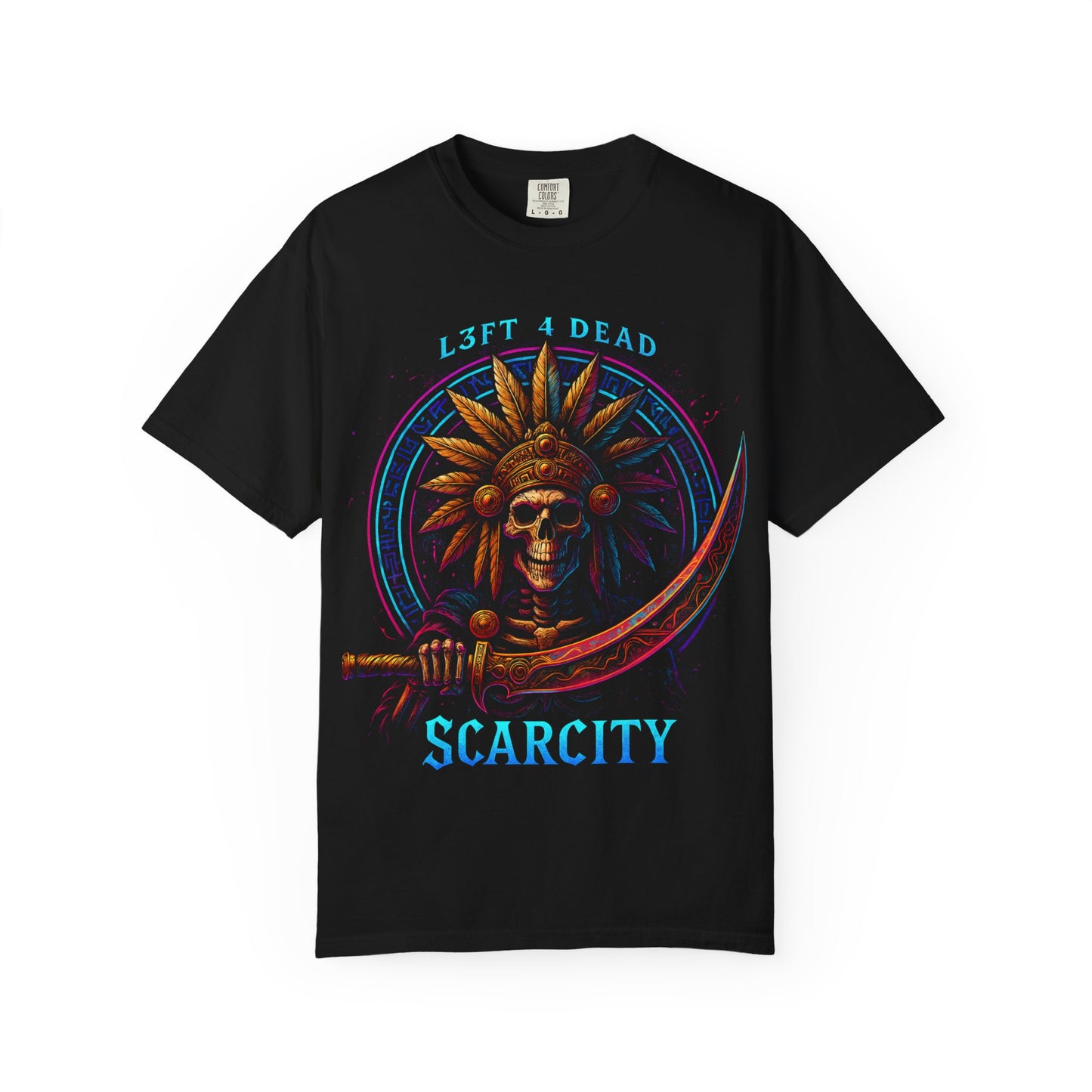 Copy of L3FT 4 DEAD Scarcity Unisex Garment-Dyed T-shirt - Bold Streetwear for Creative Souls