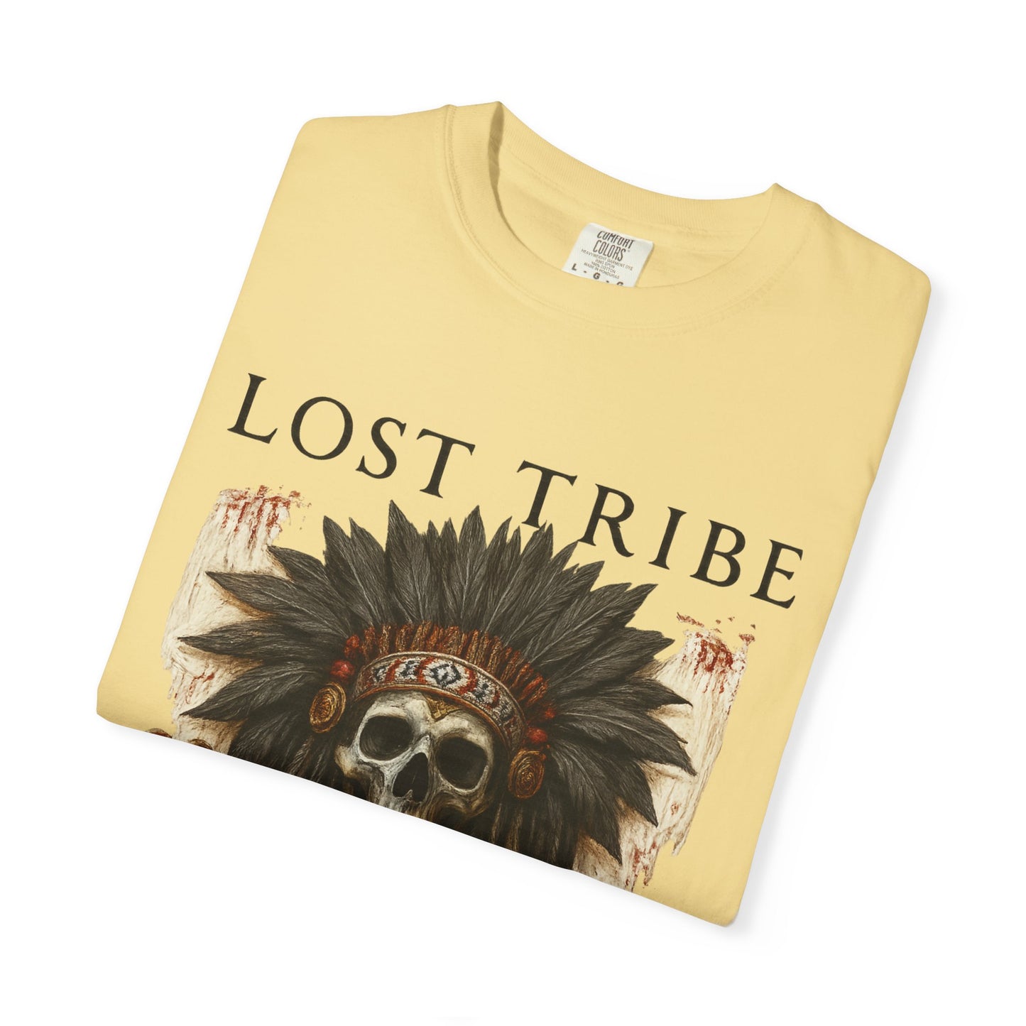 Lost Tribe Unisex Garment-Dyed T-Shirt | Scarcity Graphic Tee for Festival & Everyday Wear