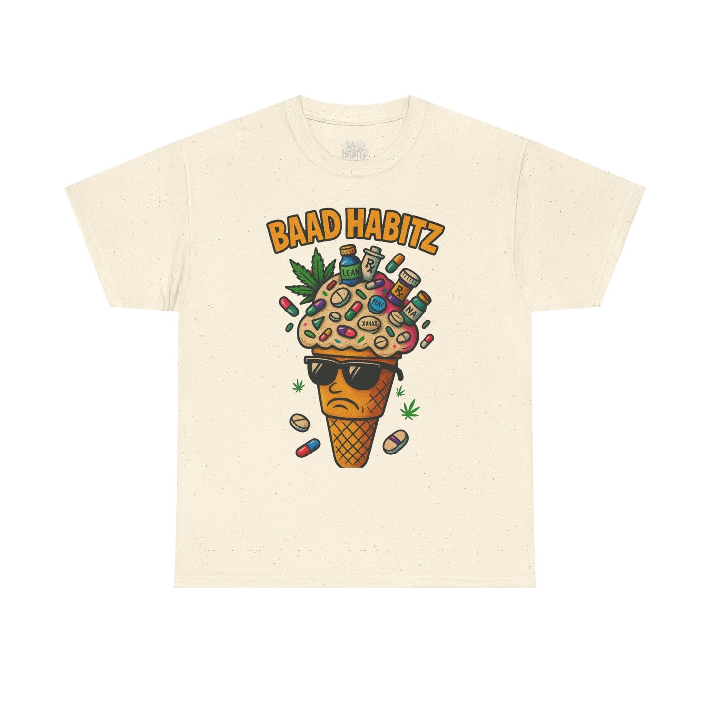 Funny Graphic Tee, Trendy T-Shirt for Casual Wear, Summer Wardrobe Essential, Perfect Gift for Friends, BAAD HABITZ Design