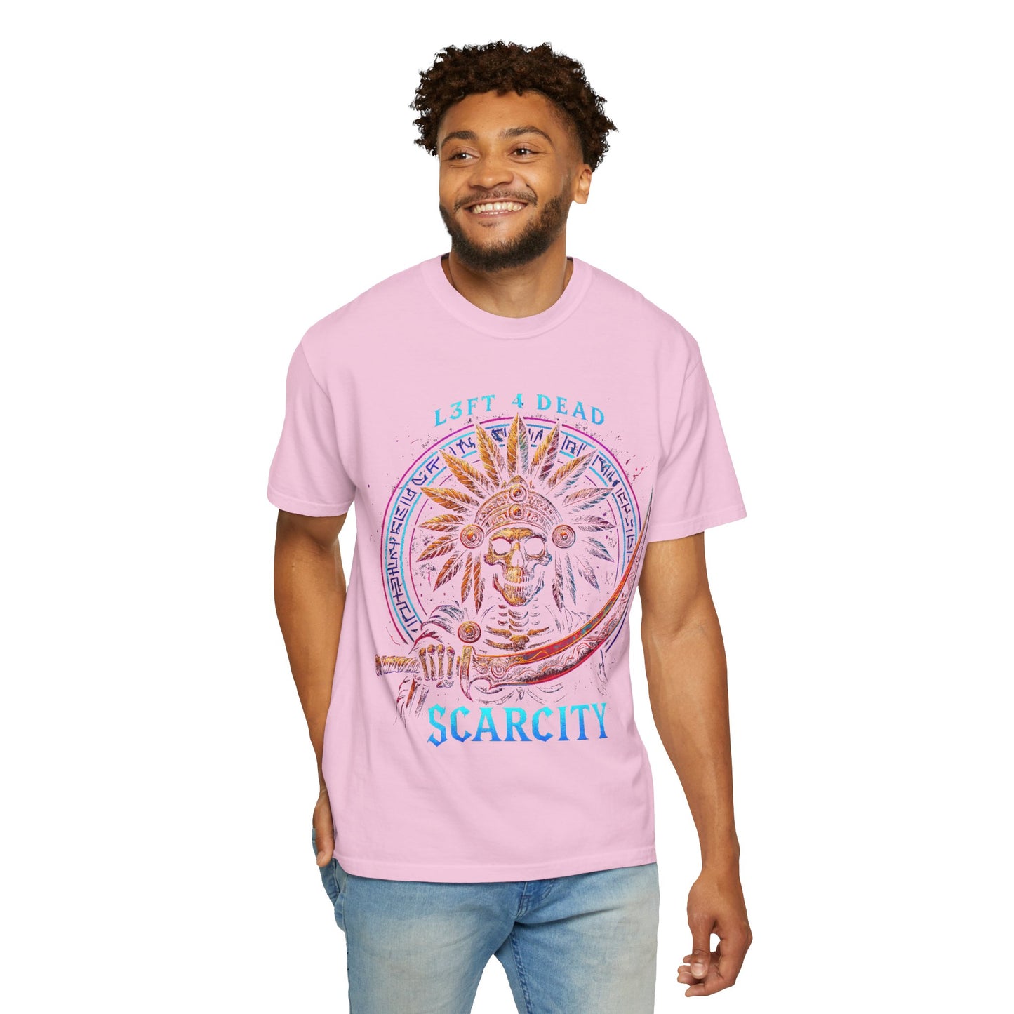Copy of L3FT 4 DEAD Scarcity Unisex Garment-Dyed T-shirt - Bold Streetwear for Creative Souls
