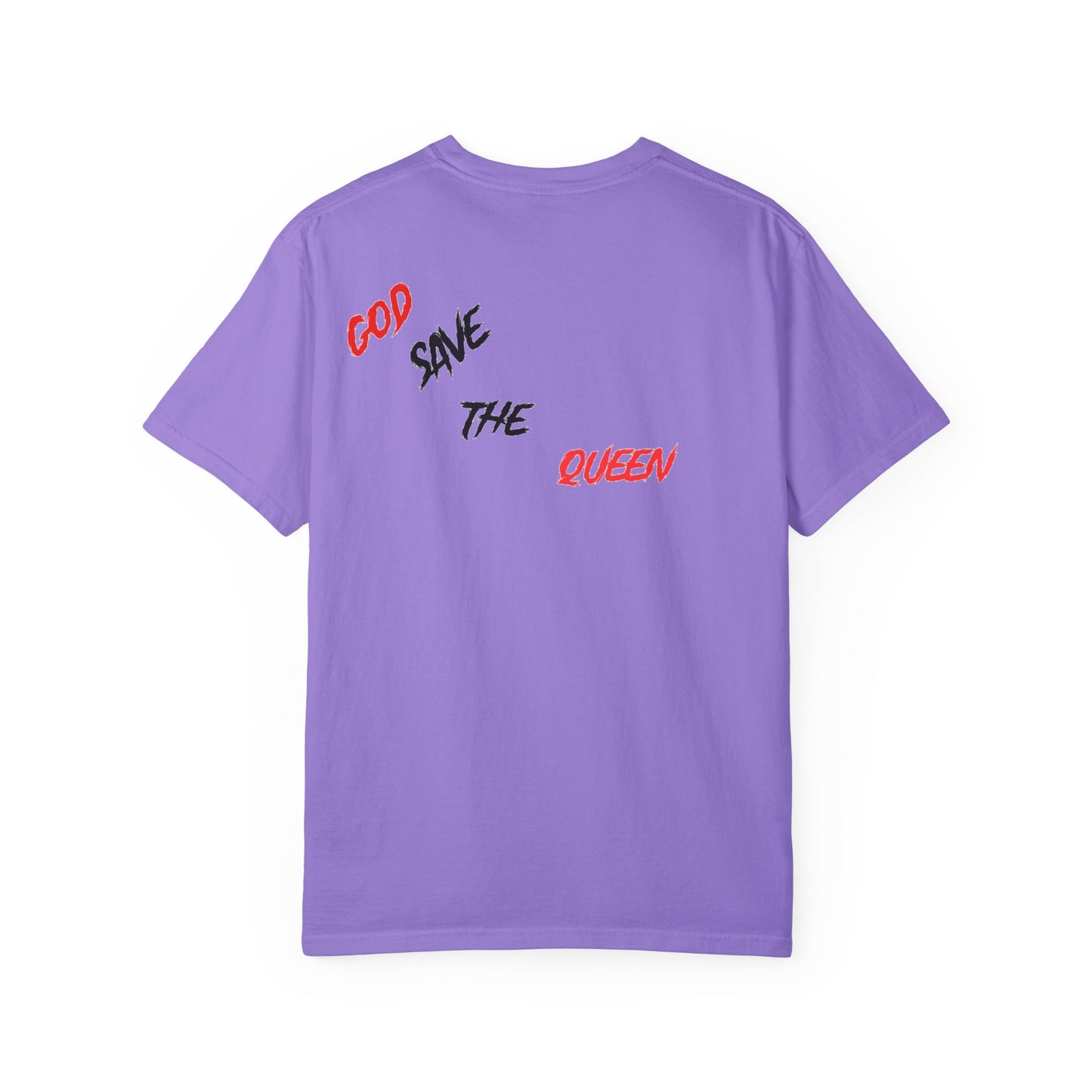 Street Art Graphic T-Shirt - 'God Save the Queen' & 'Carte Blanche' Design