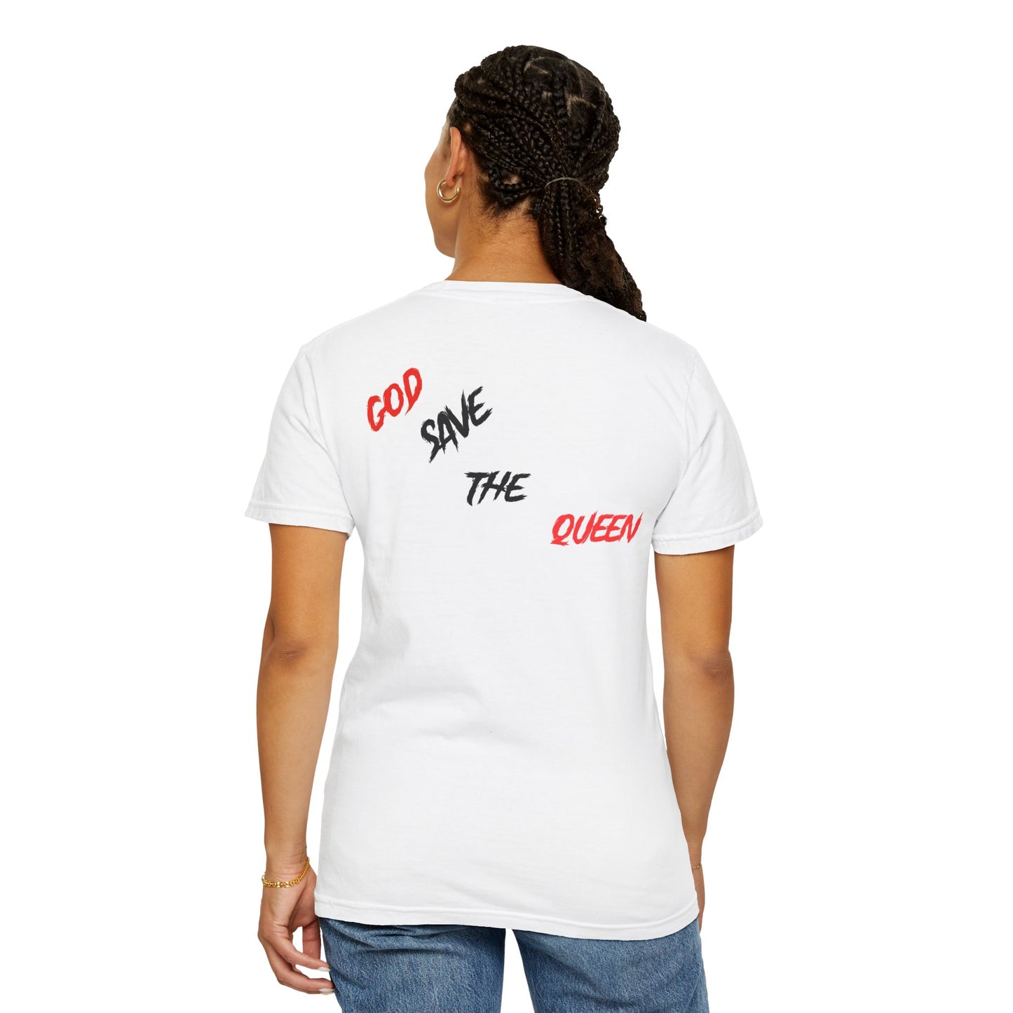 Queen of Spades Unisex T-Shirt - God Save the Queen Graphic Tee