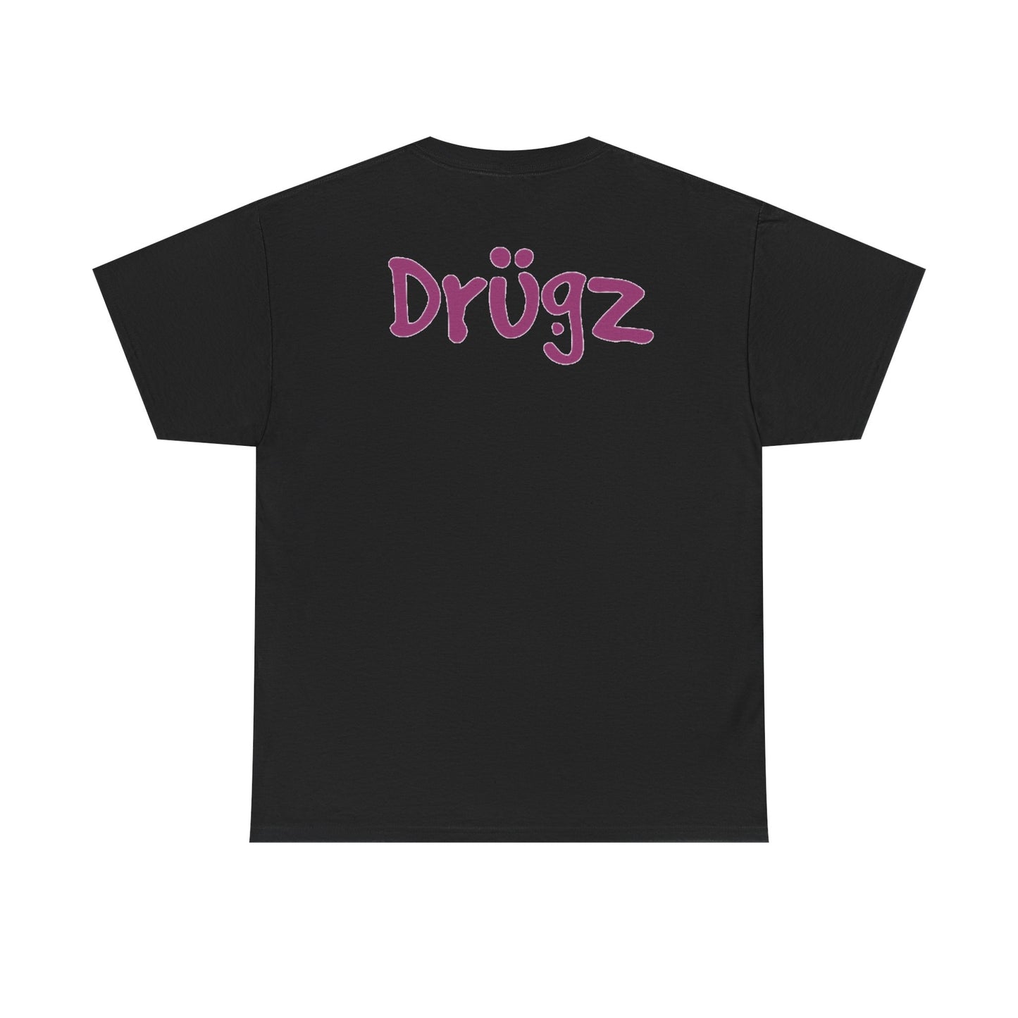 Funny Graphic Tee, Unisex Humor Shirt, Party Wear, Baad Habitz Apparel, Drugz T-Shirt, Gift for Friends
