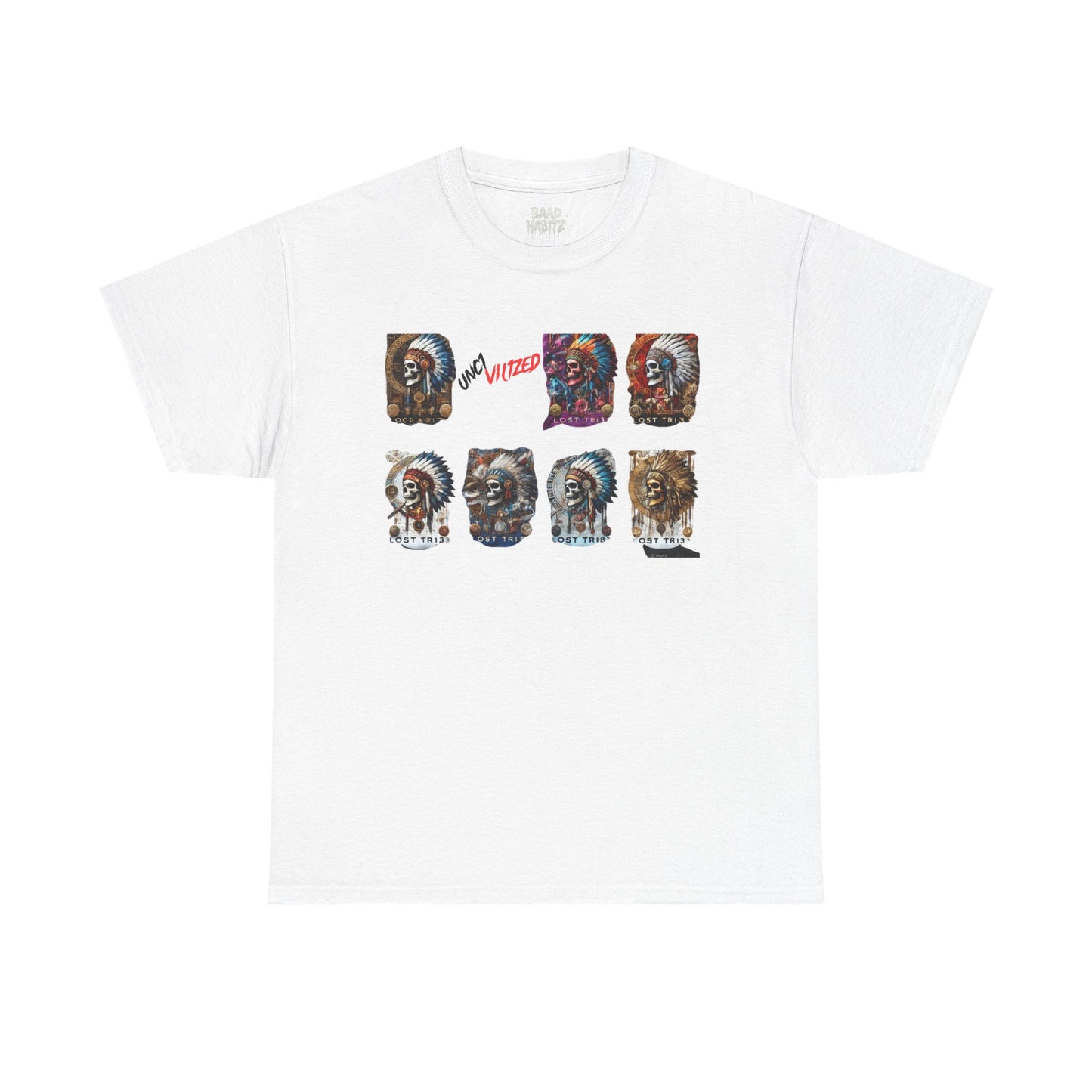 Unisex Heavy Cotton Tee with Lion Art - Free Spirit Tee, Graphic T-Shirt, Casual Wear, Animal Lover Gift, Unique Design Tee