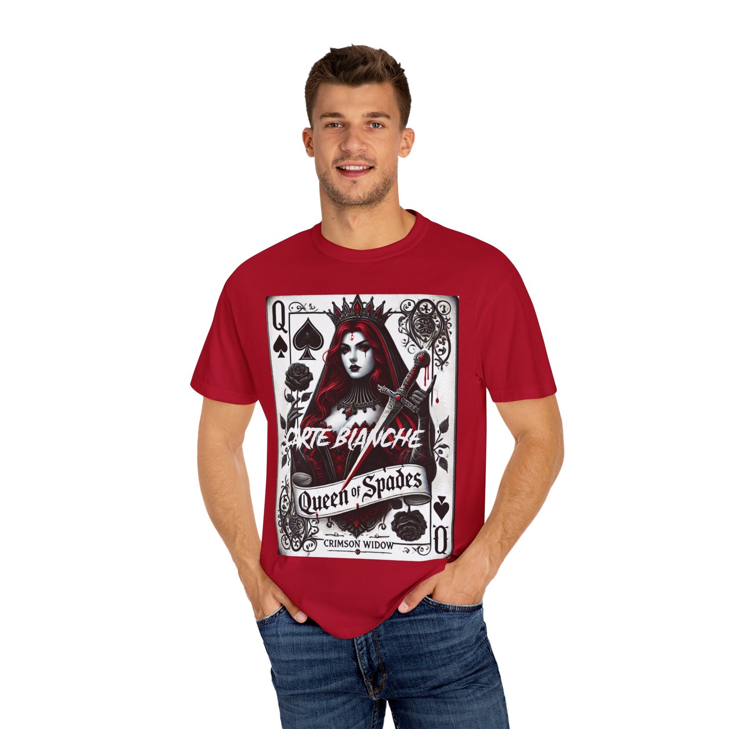 Queen of Spades Unisex T-Shirt - God Save the Queen Graphic Tee