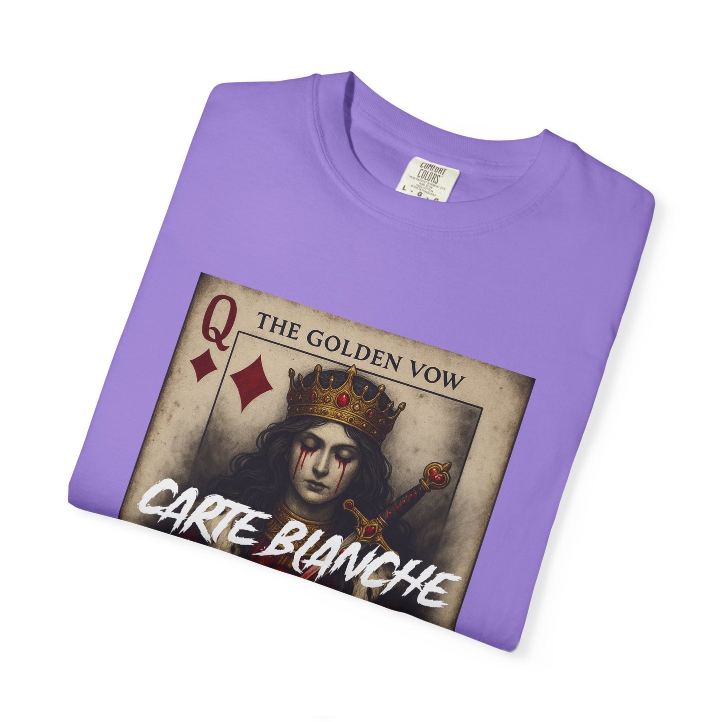 Artistic Unisex T-Shirt - Carte Blanche Playing Card Design