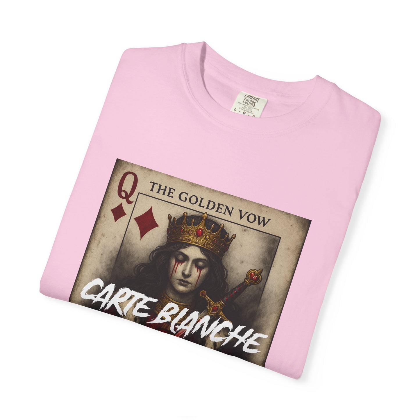 Artistic Unisex T-Shirt - Carte Blanche Playing Card Design