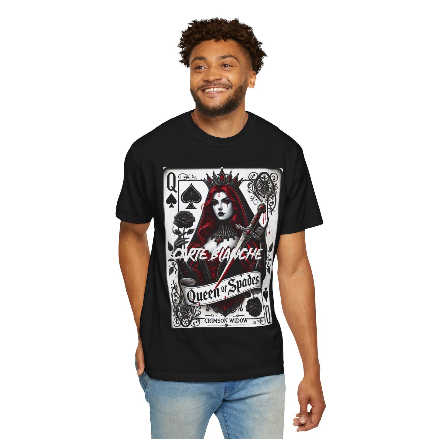 Queen of Spades Unisex T-Shirt - God Save the Queen Graphic Tee