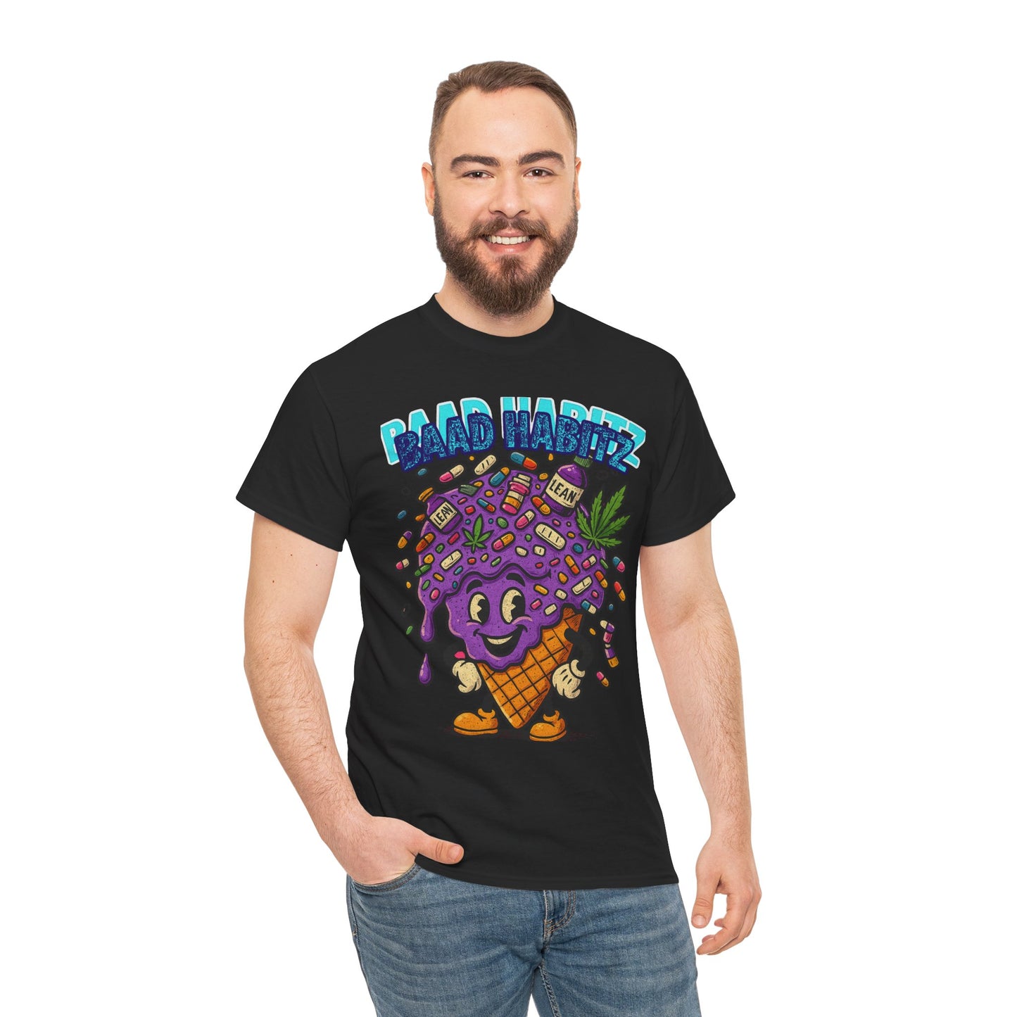 Colorful Graphic Tee: Fun Streetwear for Casual Style, Unisex Summer Shirt, Gift for Party Lovers, Trendy Everyday Wear, Unique Artwork Tee