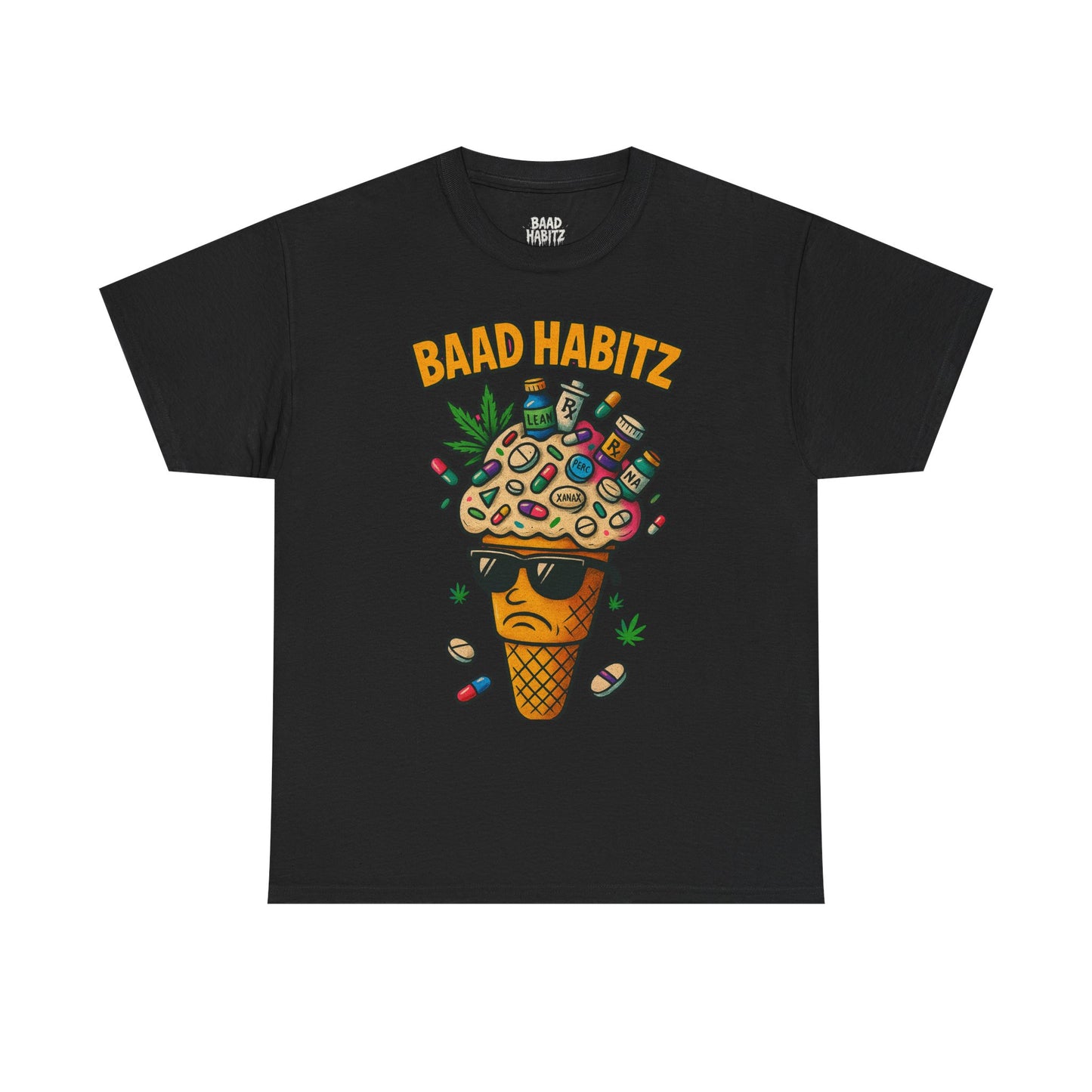 Funny Graphic Tee, Trendy T-Shirt for Casual Wear, Summer Wardrobe Essential, Perfect Gift for Friends, BAAD HABITZ Design