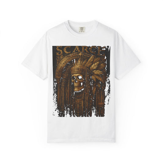 Unisex Garment-Dyed T-Shirt - SCARCE The Lost Skull Design