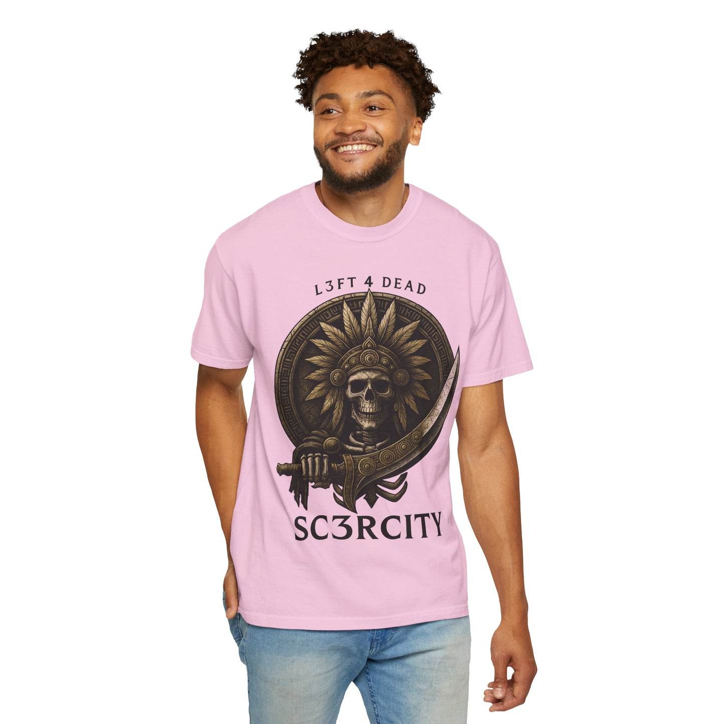 Unisex Garment-Dyed T-Shirt with Skull Design - Perfect for Casual Days and Gifting