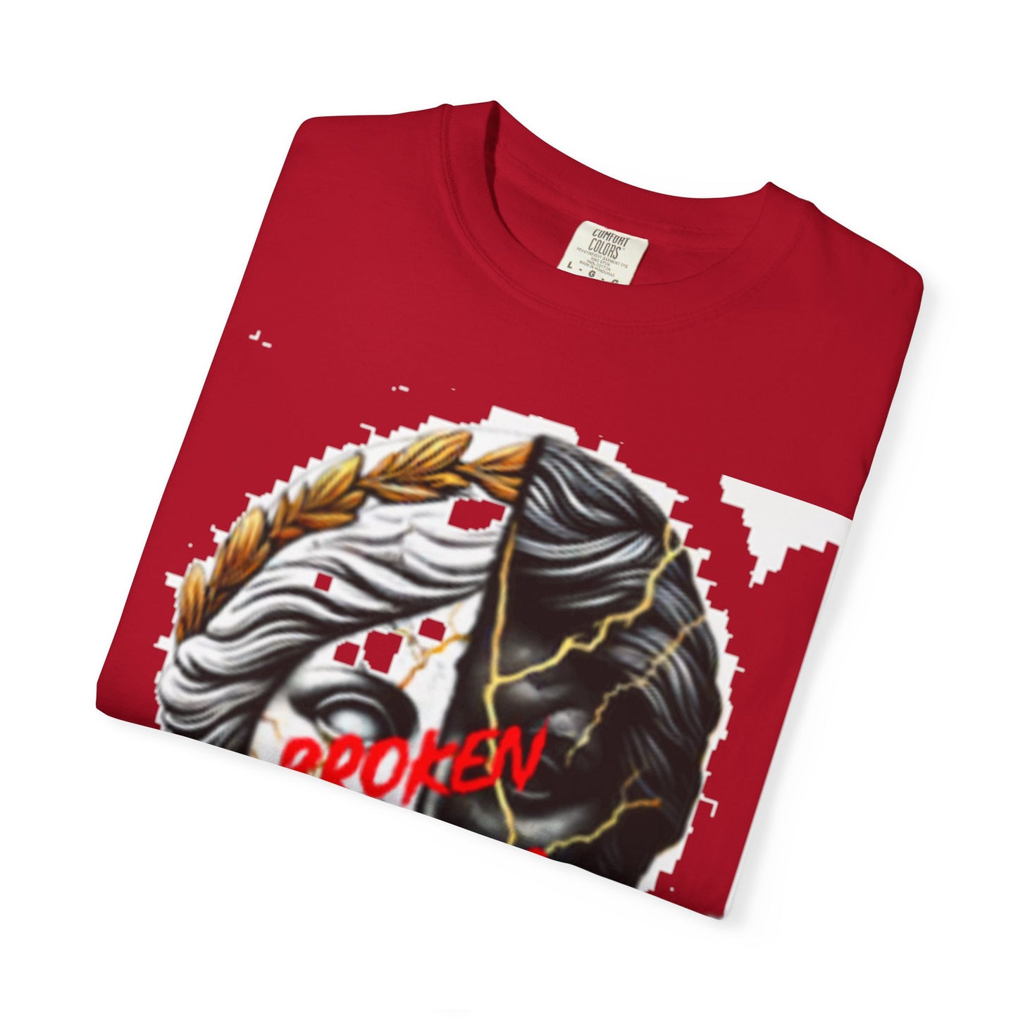 Unisex Garment-Dyed T-shirt - 'Broken Pieces' & 'God Save the Queen' Graphic Tee