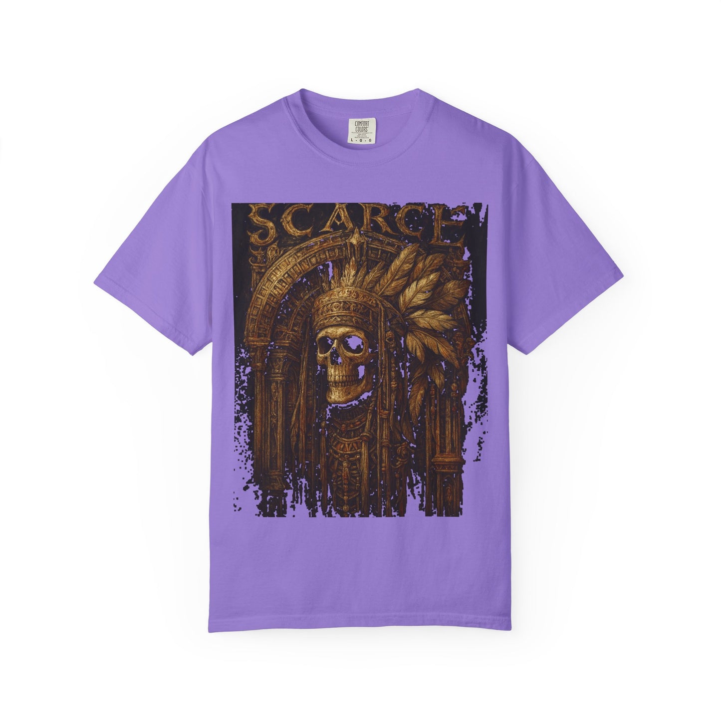 Unisex Garment-Dyed T-Shirt - SCARCE The Lost Skull Design