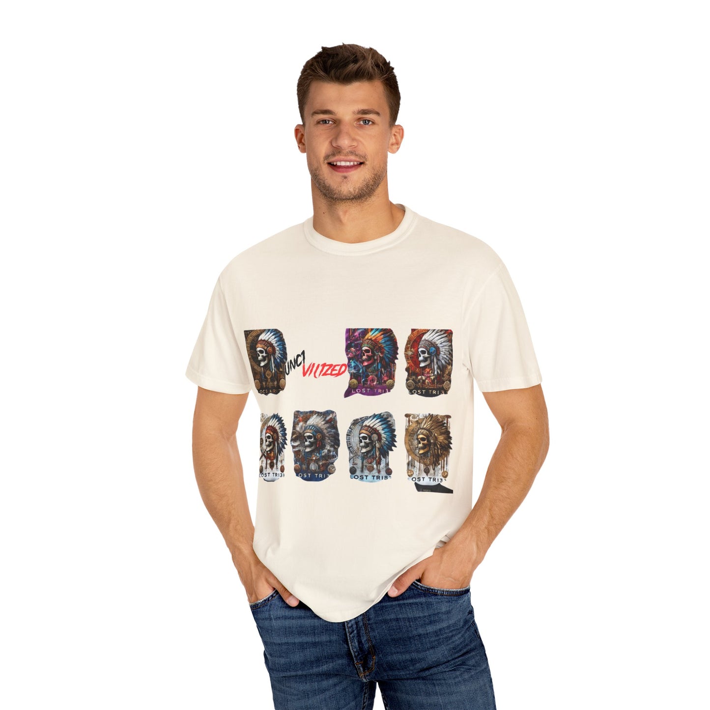 Natural Citizen Graphic T-Shirt - Unisex Garment-Dyed Tee with Unique Lion Designs