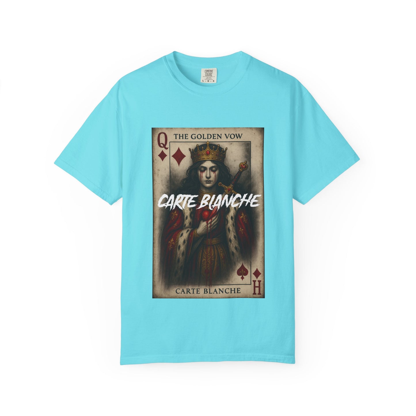 Artistic Unisex T-Shirt - Carte Blanche Playing Card Design