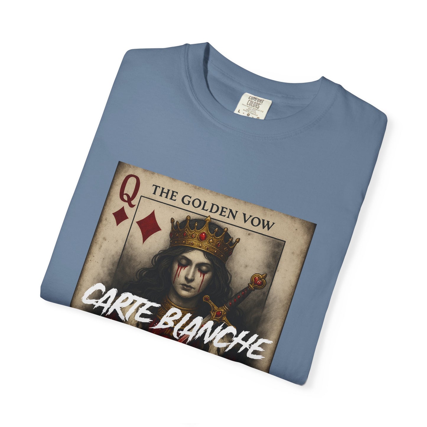 Artistic Unisex T-Shirt - Carte Blanche Playing Card Design