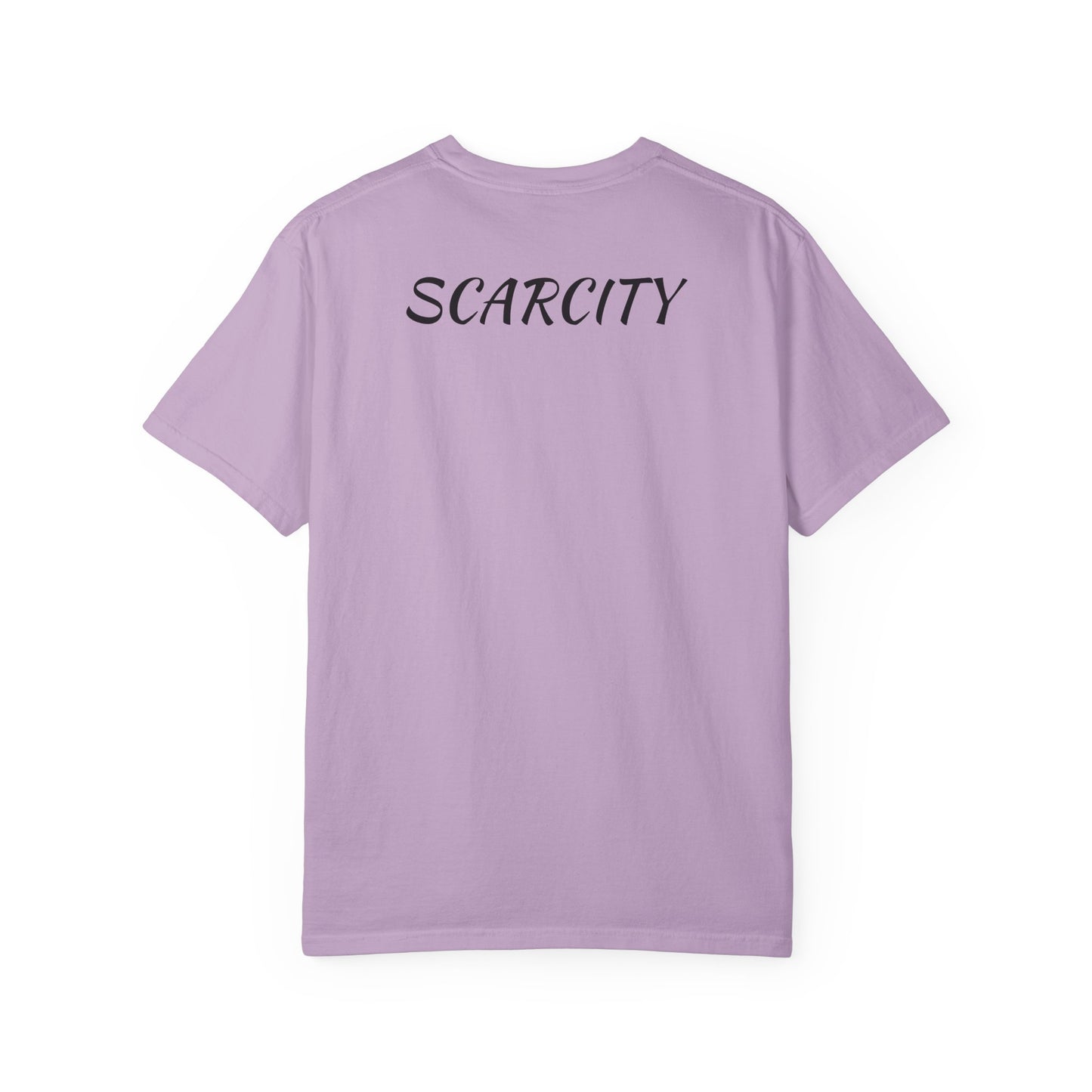 Lost Tribe Unisex Garment-Dyed T-Shirt | Scarcity Graphic Tee for Festival & Everyday Wear