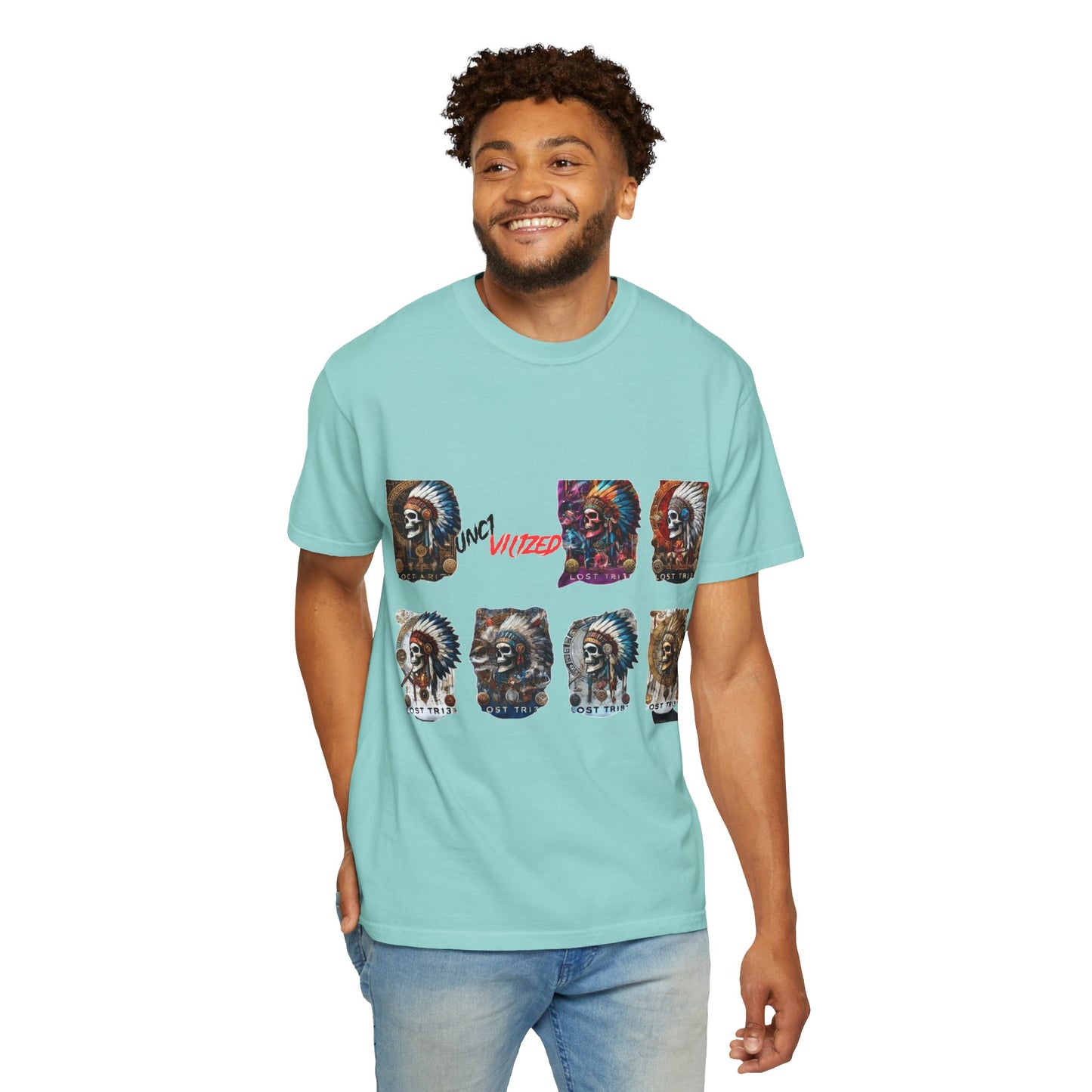 Natural Citizen Graphic T-Shirt - Unisex Garment-Dyed Tee with Unique Lion Designs