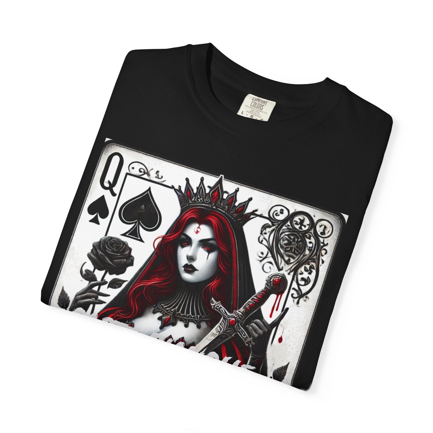 Queen of Spades Unisex T-Shirt - God Save the Queen Graphic Tee