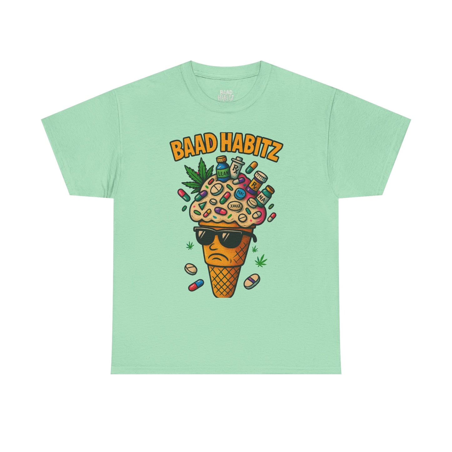 Funny Graphic Tee, Trendy T-Shirt for Casual Wear, Summer Wardrobe Essential, Perfect Gift for Friends, BAAD HABITZ Design