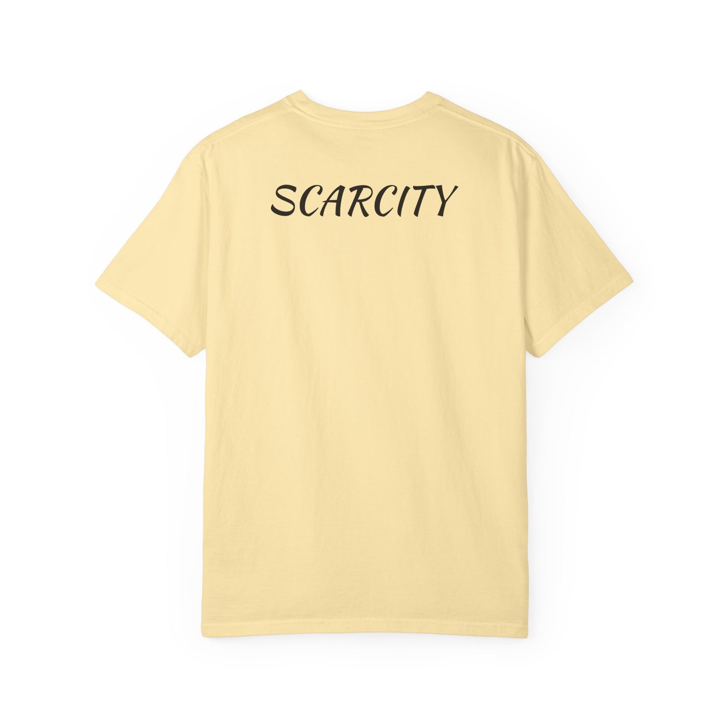 Lost Tribe Unisex Garment-Dyed T-Shirt | Scarcity Graphic Tee for Festival & Everyday Wear
