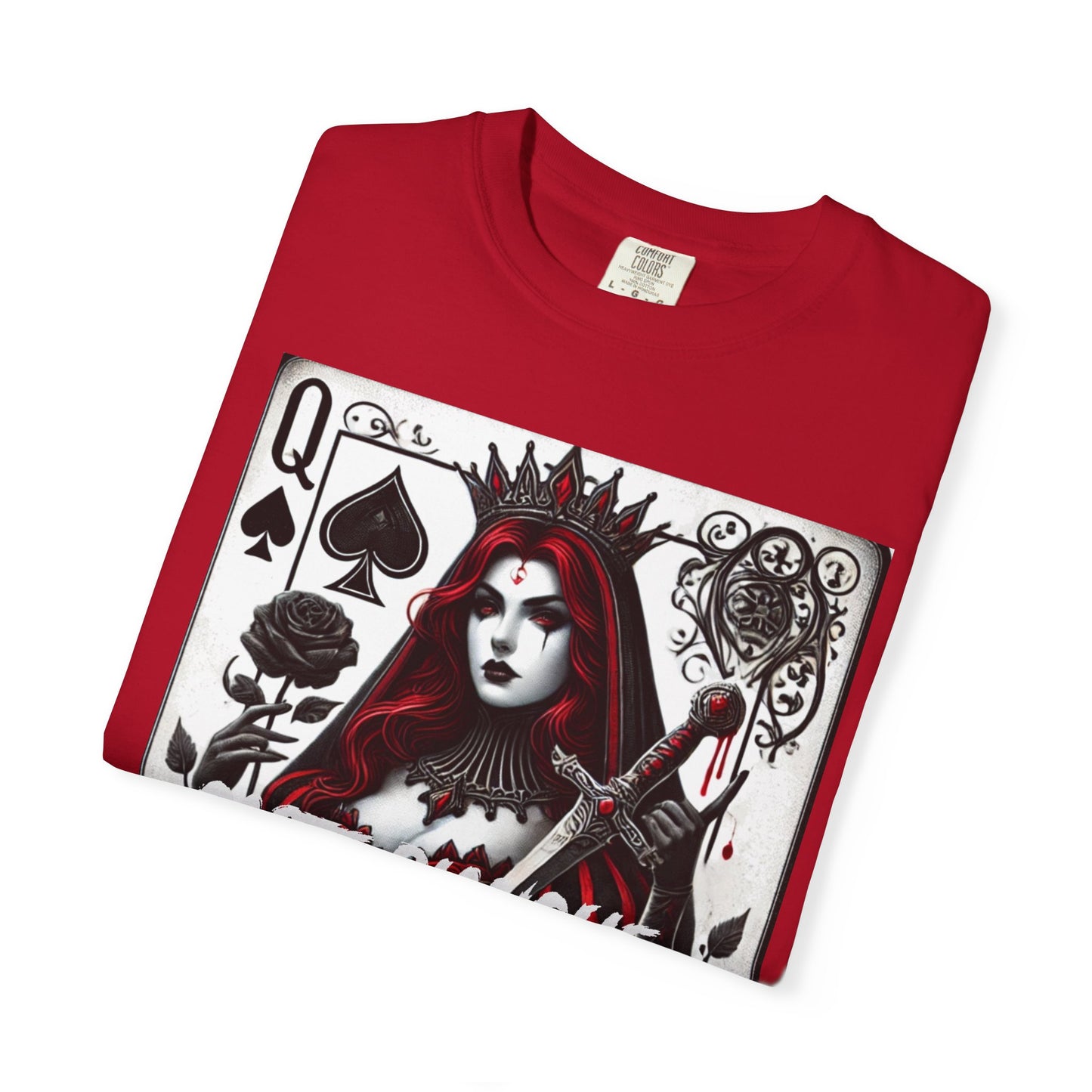 Queen of Spades Unisex T-Shirt - God Save the Queen Graphic Tee